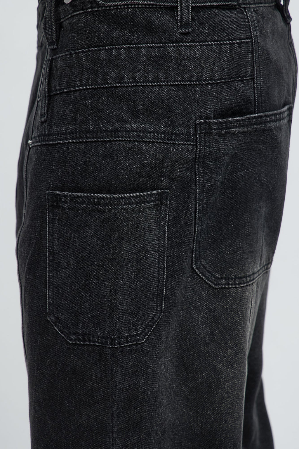 Baggy Crossover Come Again Jeans - Black Wash