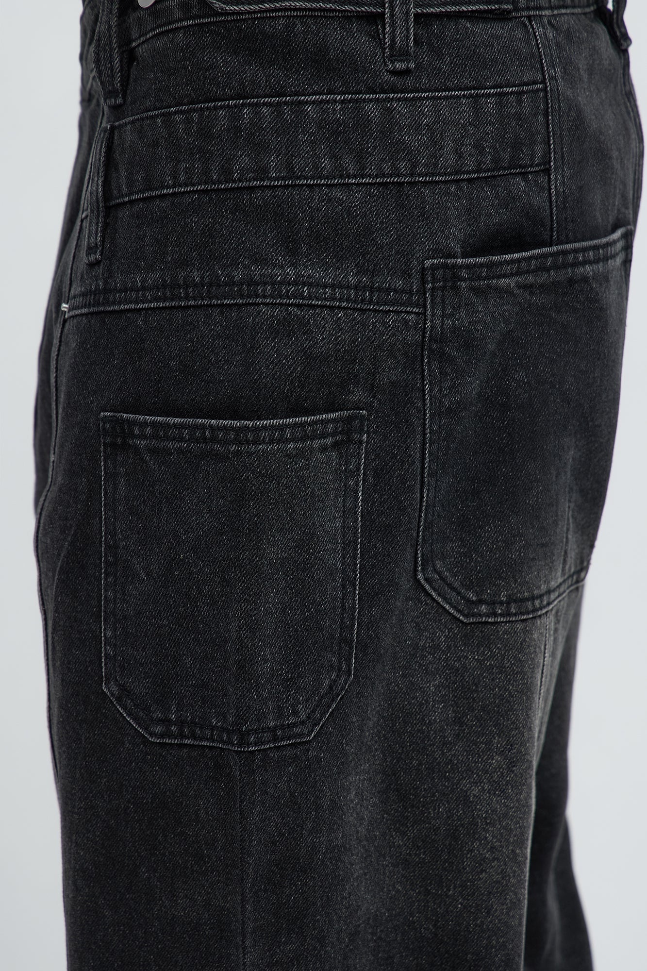 Baggy Crossover Come Again Jeans - Black Wash