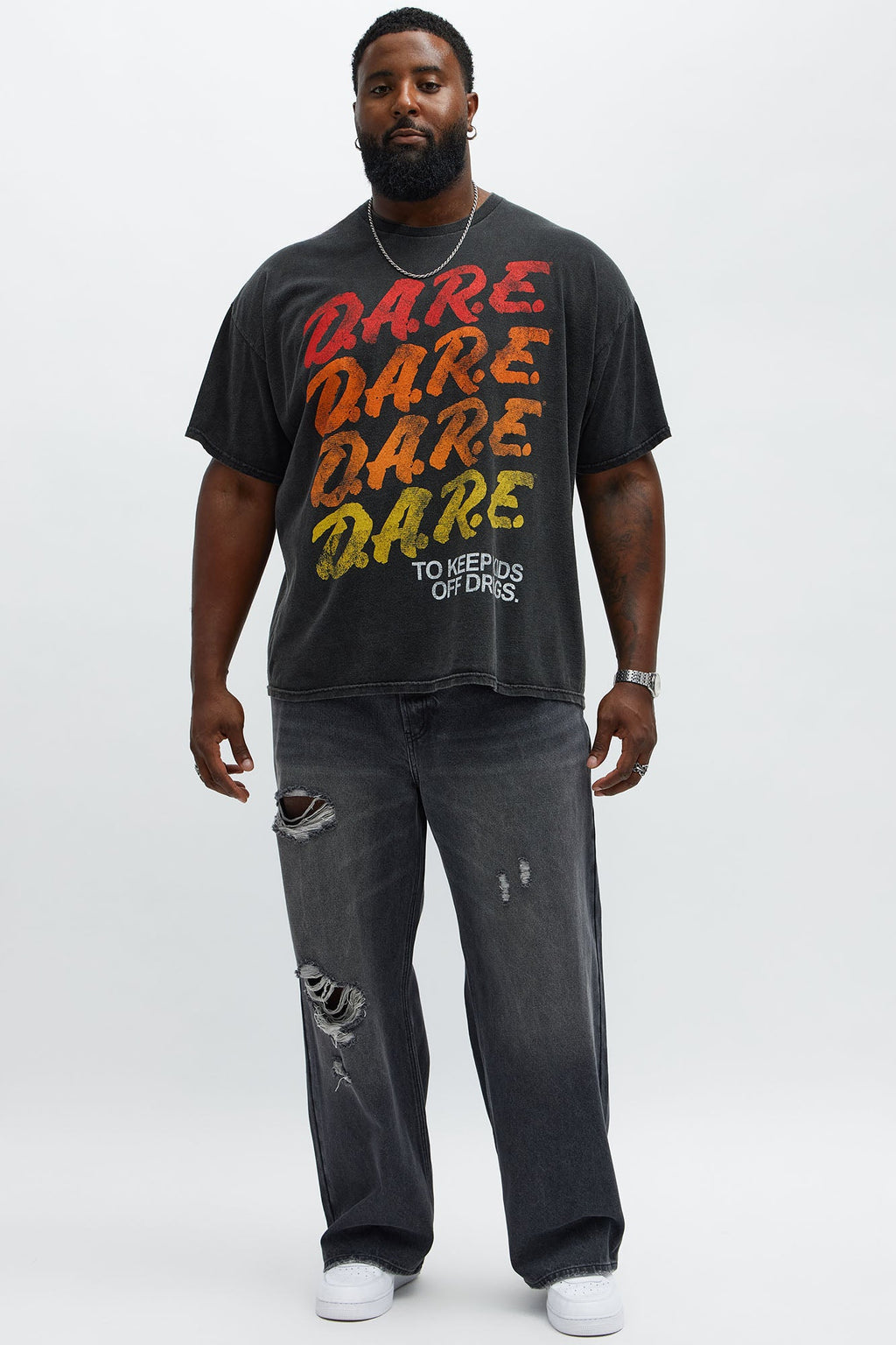 DARE To Keep Kids Off Drugs Short Sleeve Tee - Black Wash