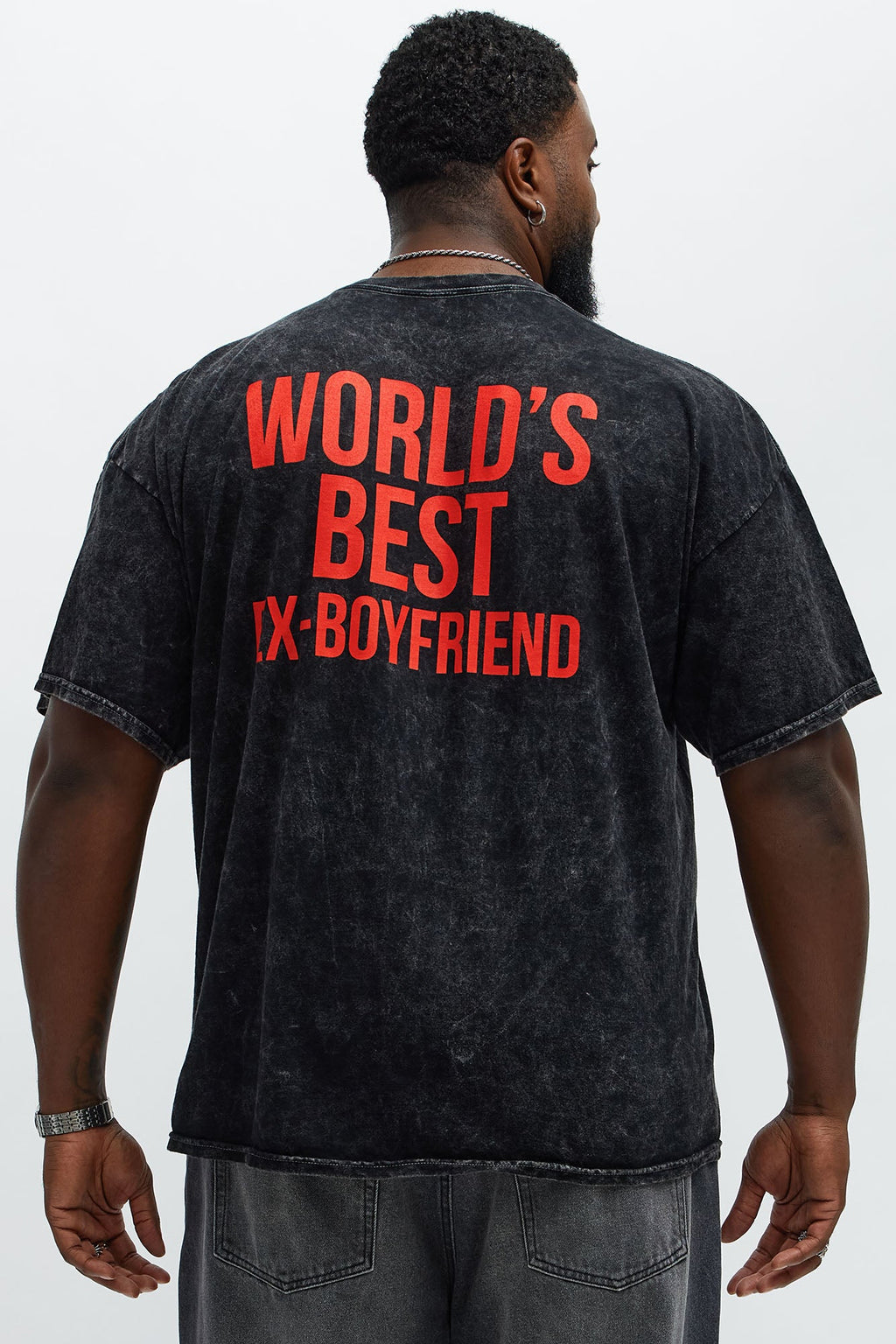 World's Best Ex-Boyfriend Short Sleeve Tee - Black Wash