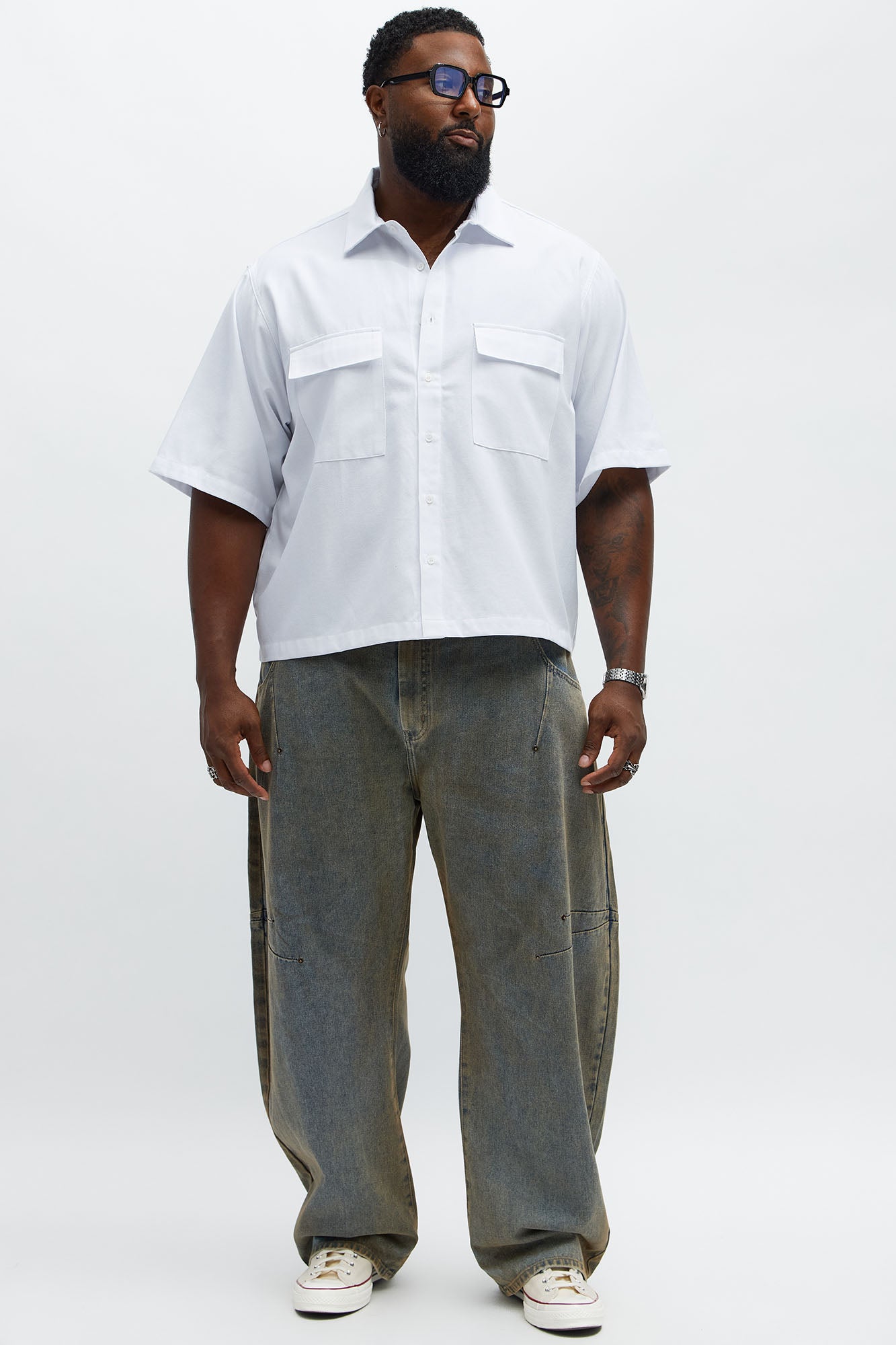 Barrel Looking At Me Jeans - Vintage Wash