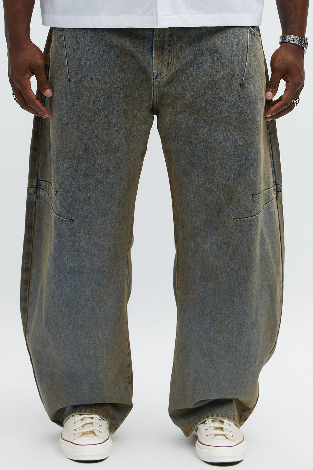 Barrel Looking At Me Jeans - Vintage Wash