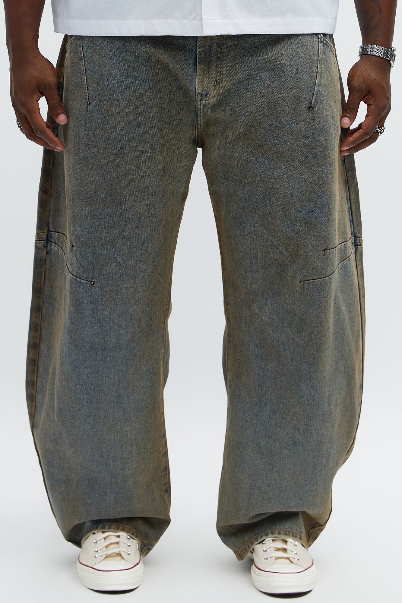 Barrel Looking At Me Jeans - Vintage Wash