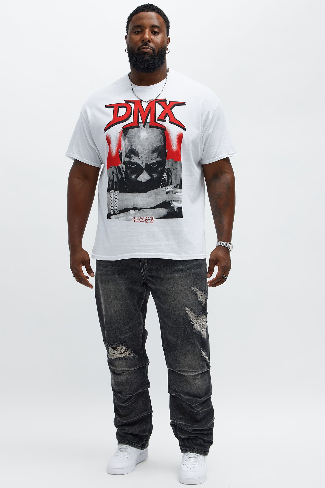 DMX The Next 50 Short Sleeve Tee - White