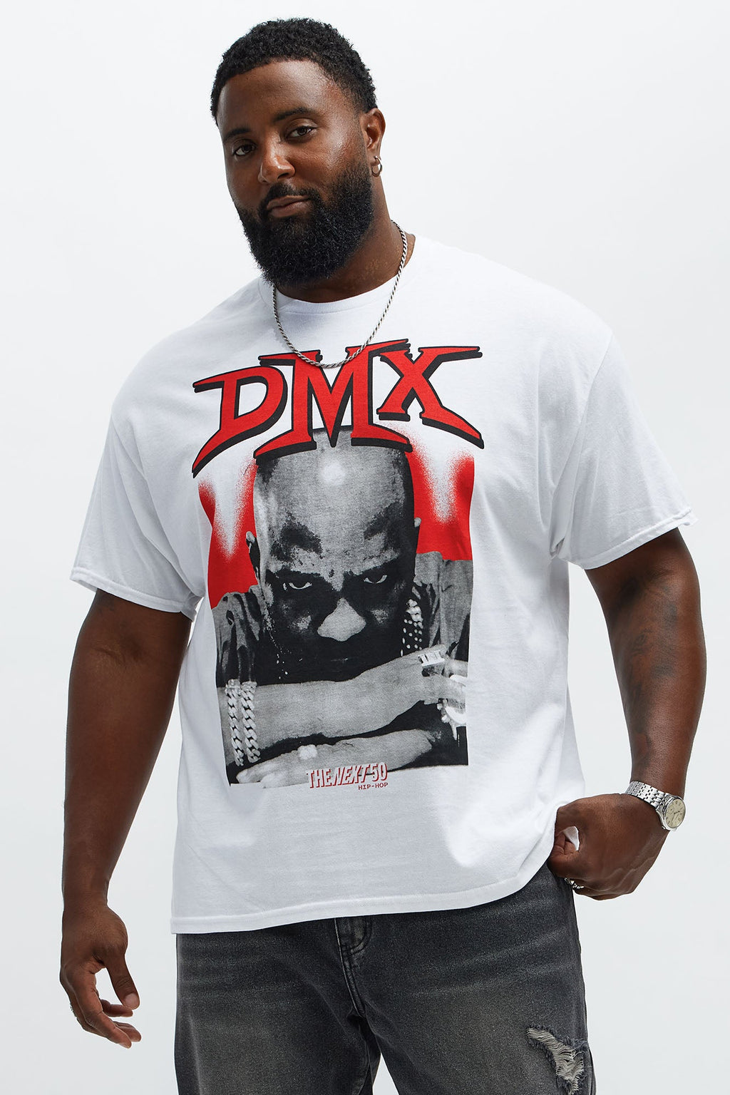 DMX The Next 50 Short Sleeve Tee - White