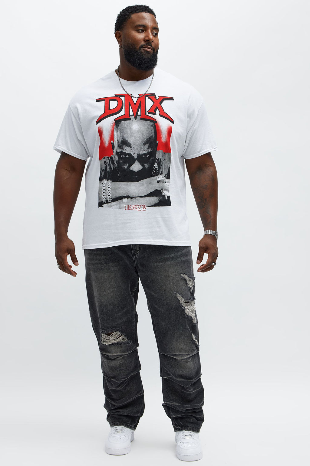 Straight Down The Street Ripped Jeans - Black Wash