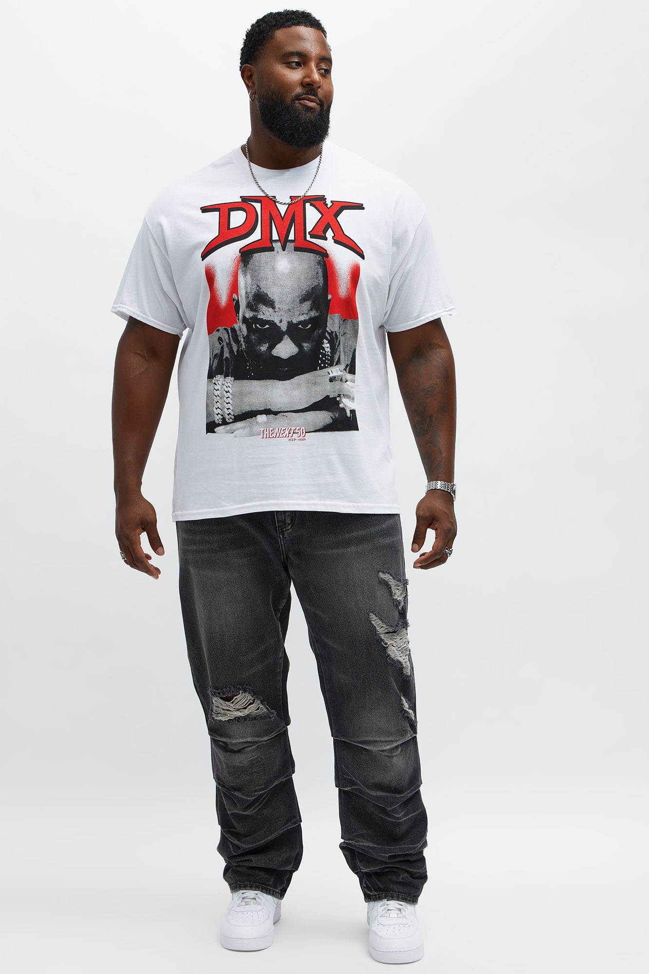 Straight Down The Street Ripped Jeans - Black Wash