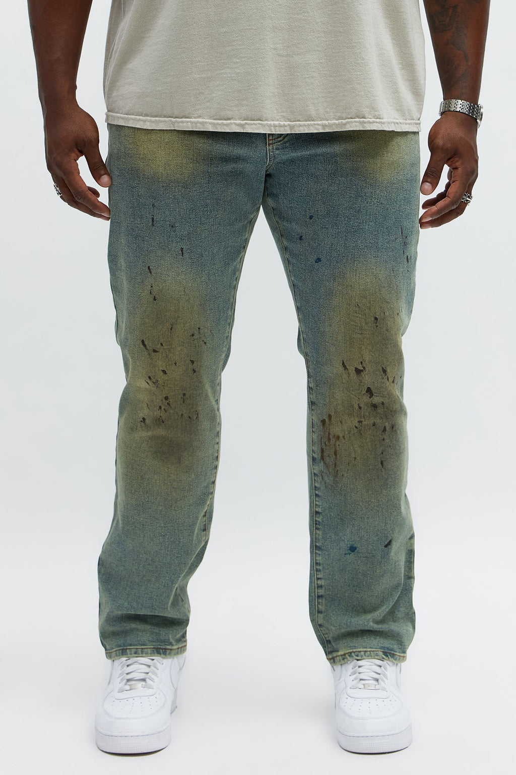 Skinny Dirt On My Name Jeans - Medium Blue Wash