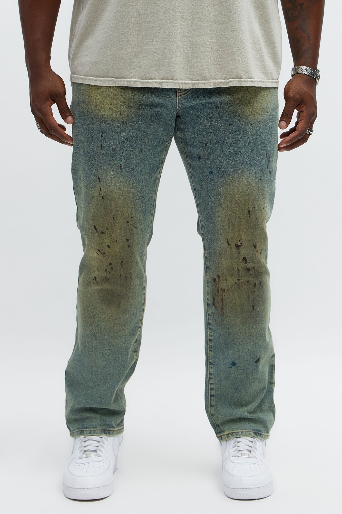 Skinny Dirt On My Name Jeans - Medium Blue Wash