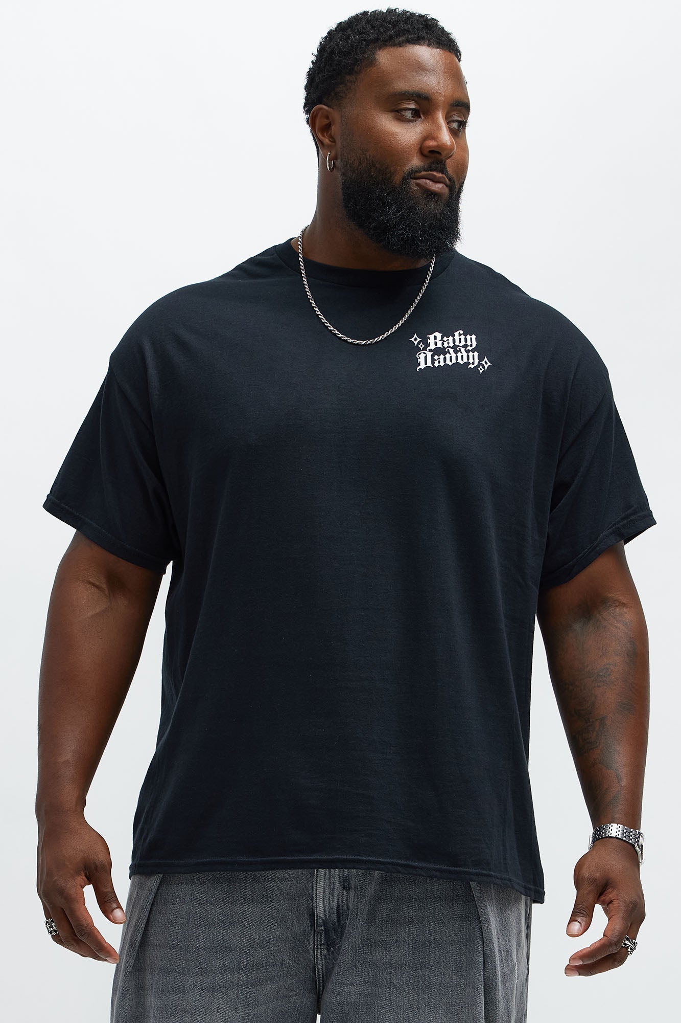 Rich Baby Daddy Gang Short Sleeve Tee - Black