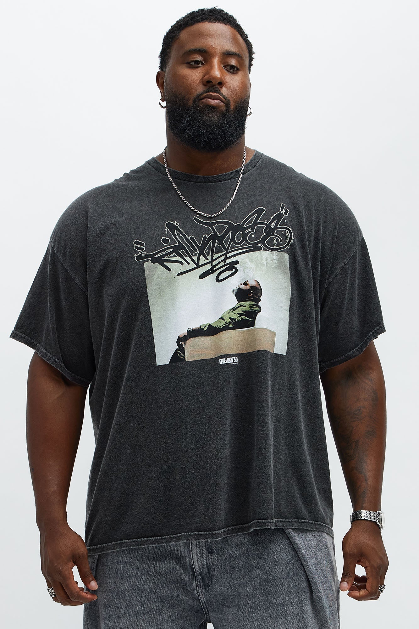 Rick Ross The Boss Short Sleeve Tee - Black Wash