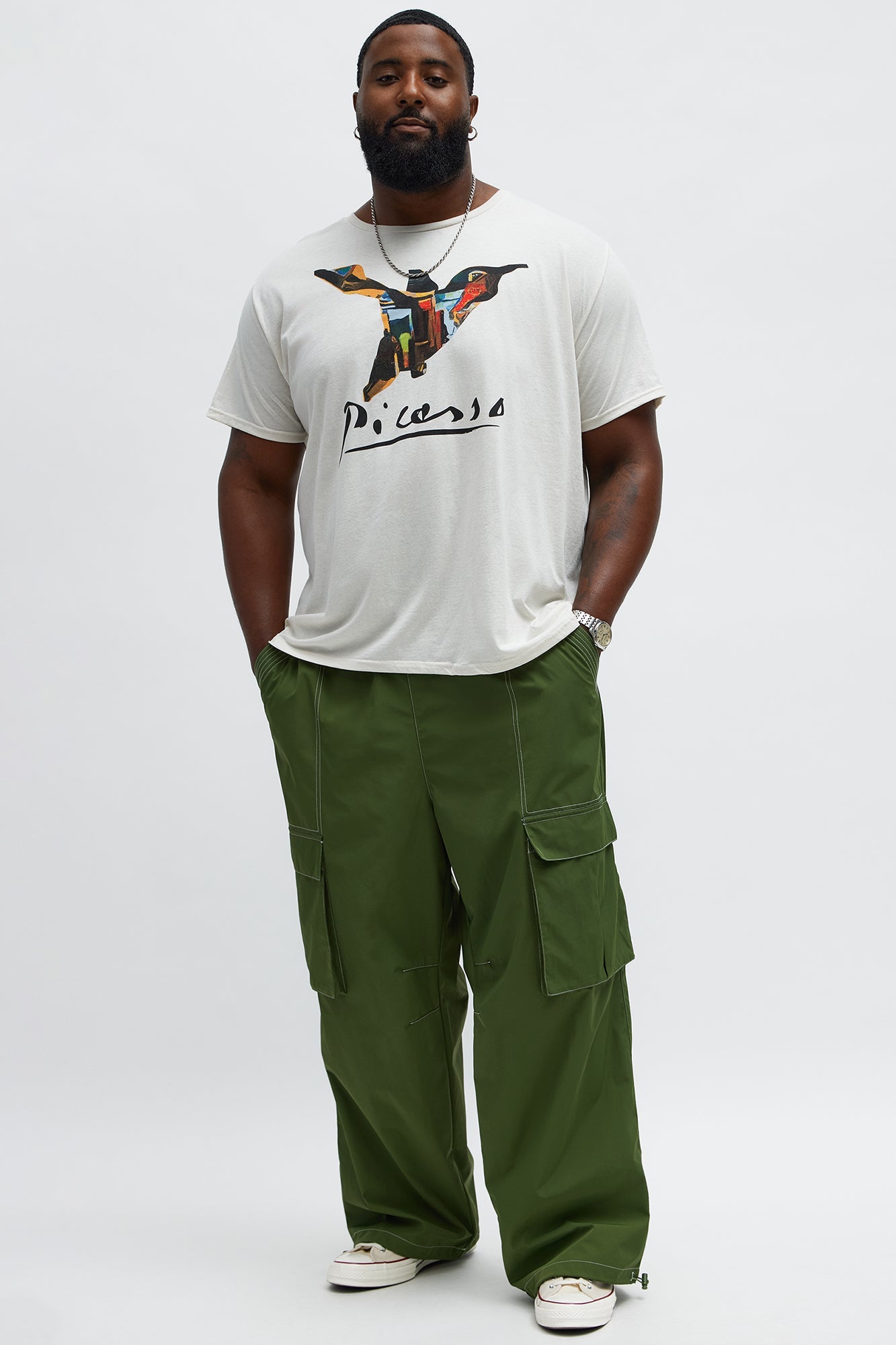 Picasso A La Hummingbird Short Sleeve Tee - Natural