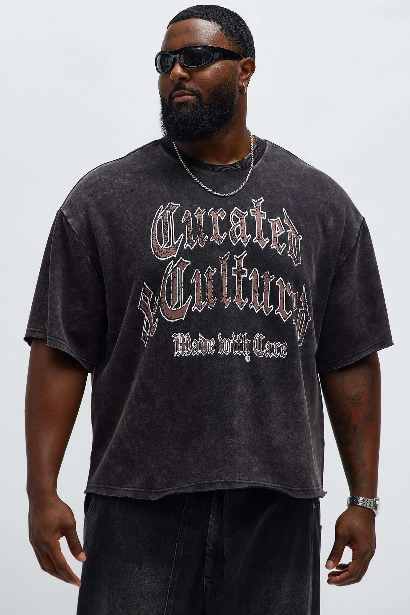 Tyson Curated Short Sleeve Tee - Black Wash