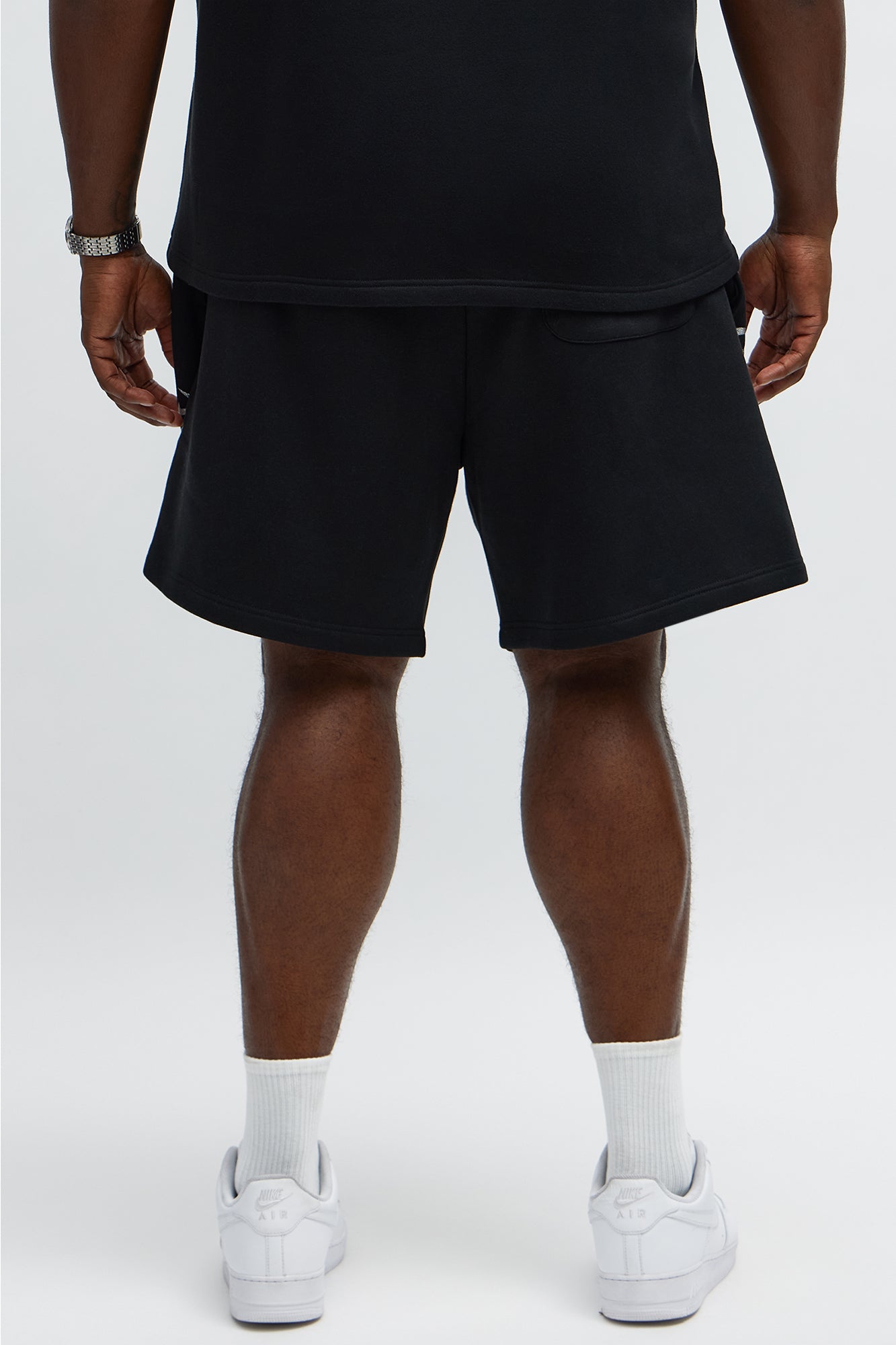 Tyson Relaxed Barbed Wire Shorts - Black