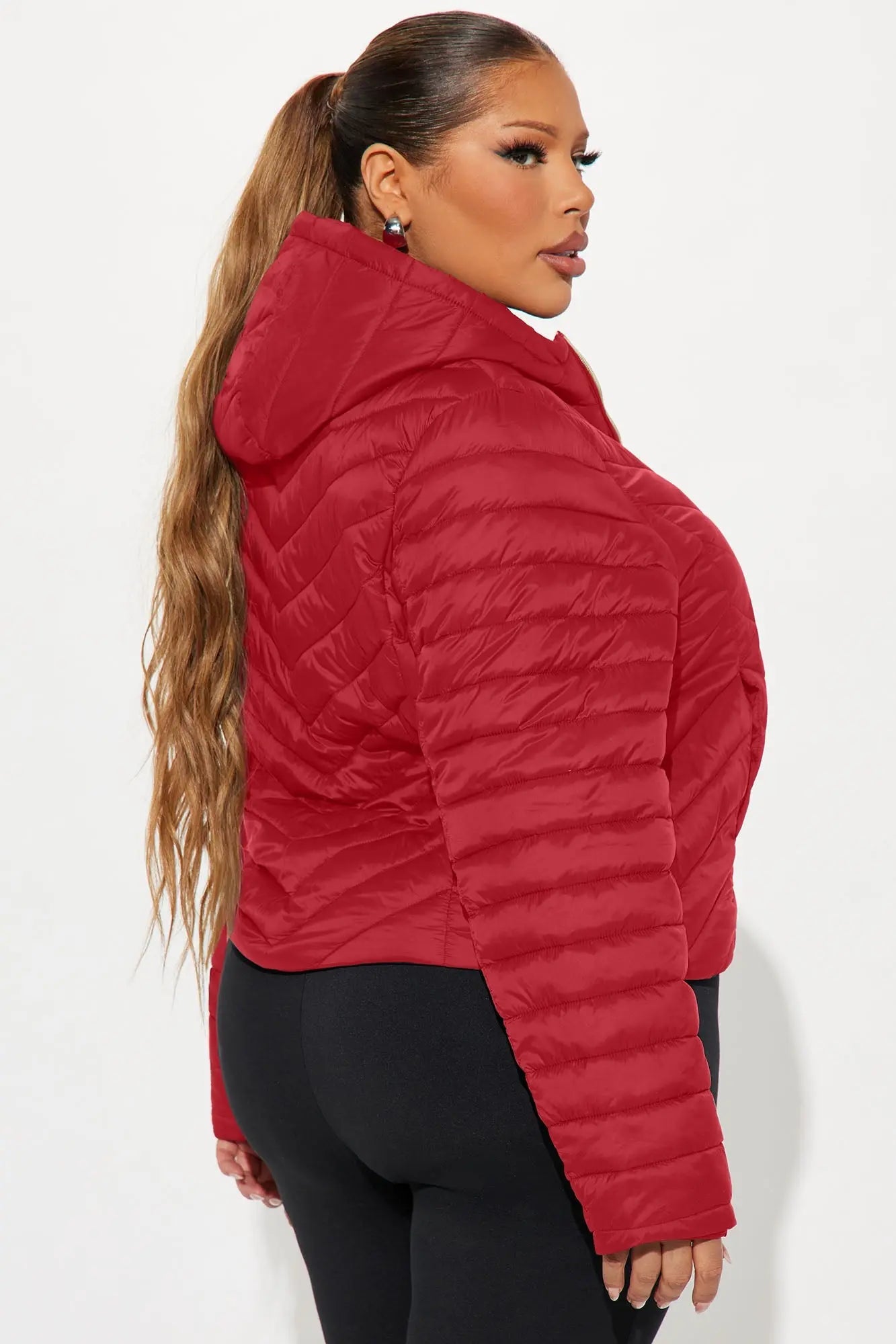 Cold Times Puffer Jacket - Red 