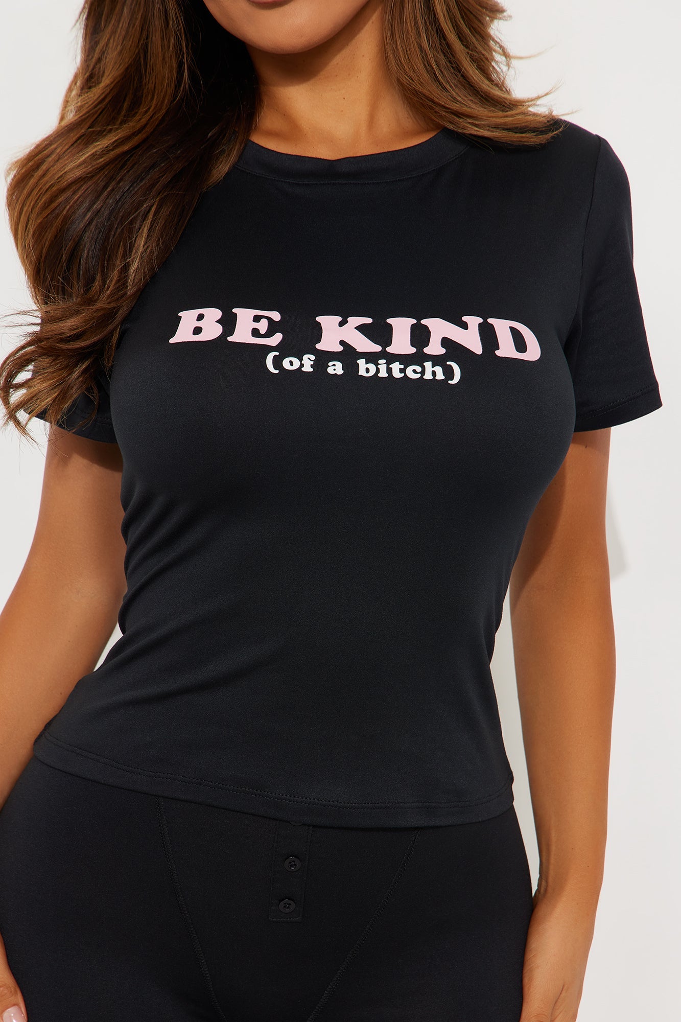 Always Be Kind PJ Boxer Short  - Black