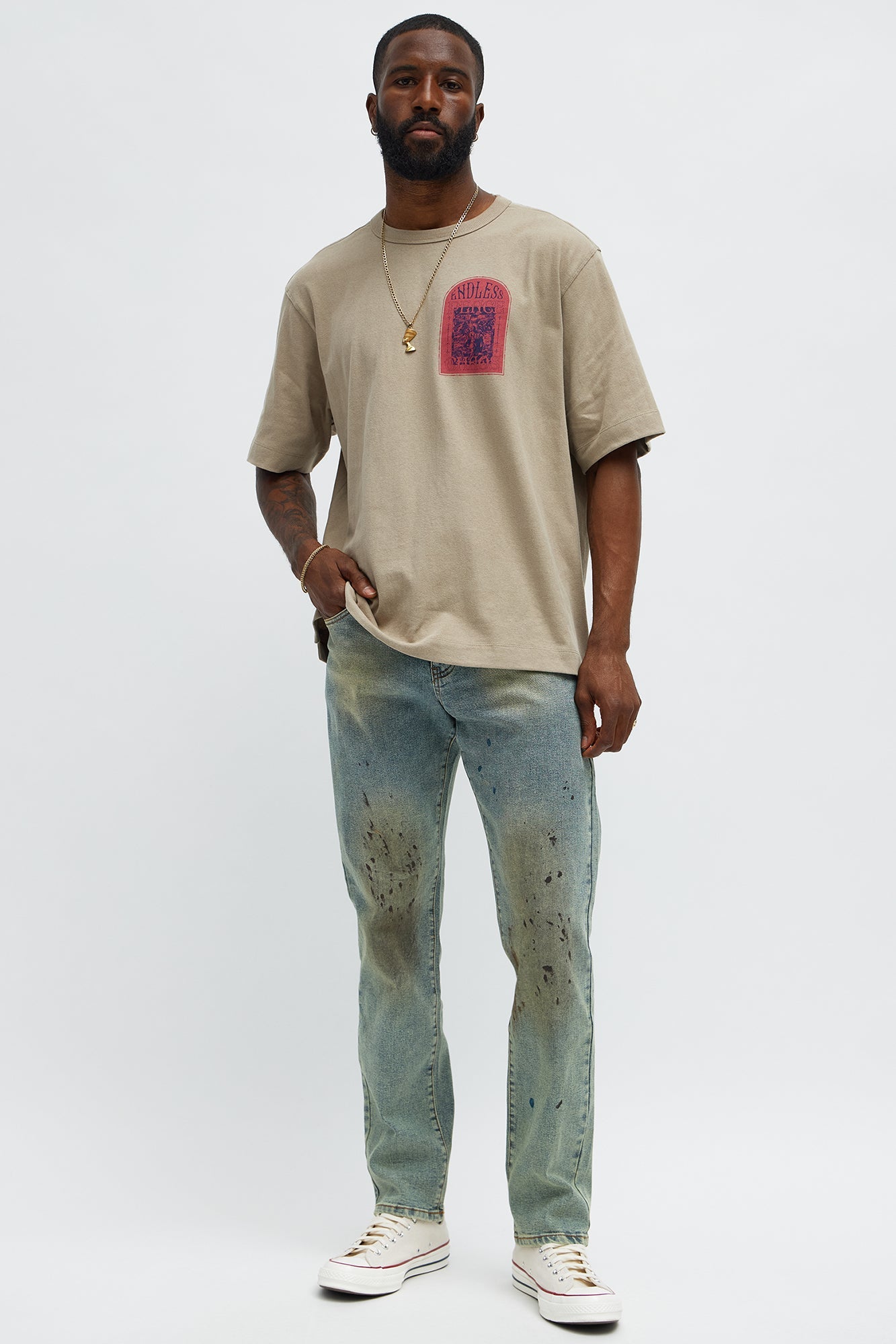 Skinny Dirt On My Name Jeans - Medium Blue Wash