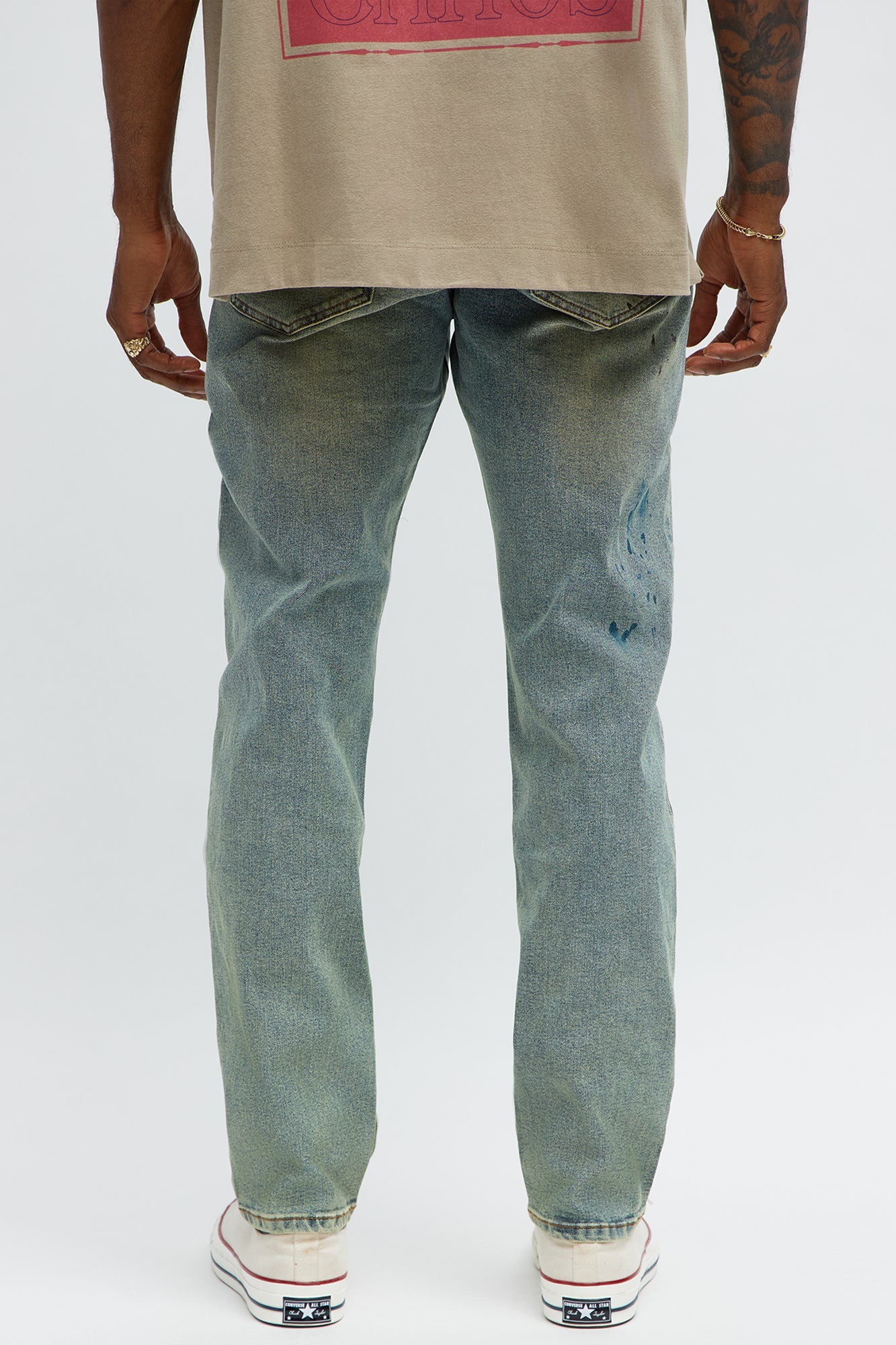 Skinny Dirt On My Name Jeans - Medium Blue Wash