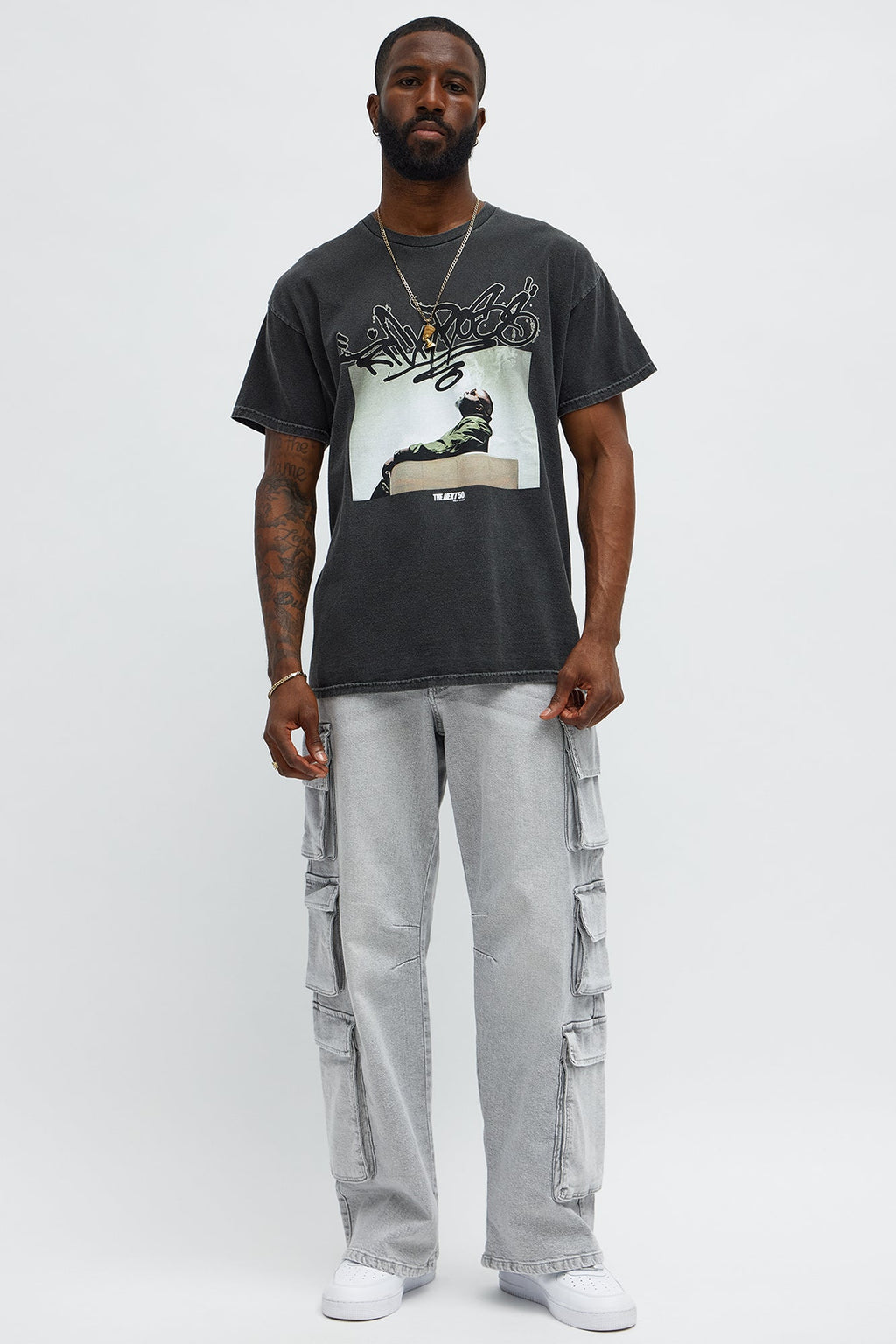 Rick Ross The Boss Short Sleeve Tee - Black Wash