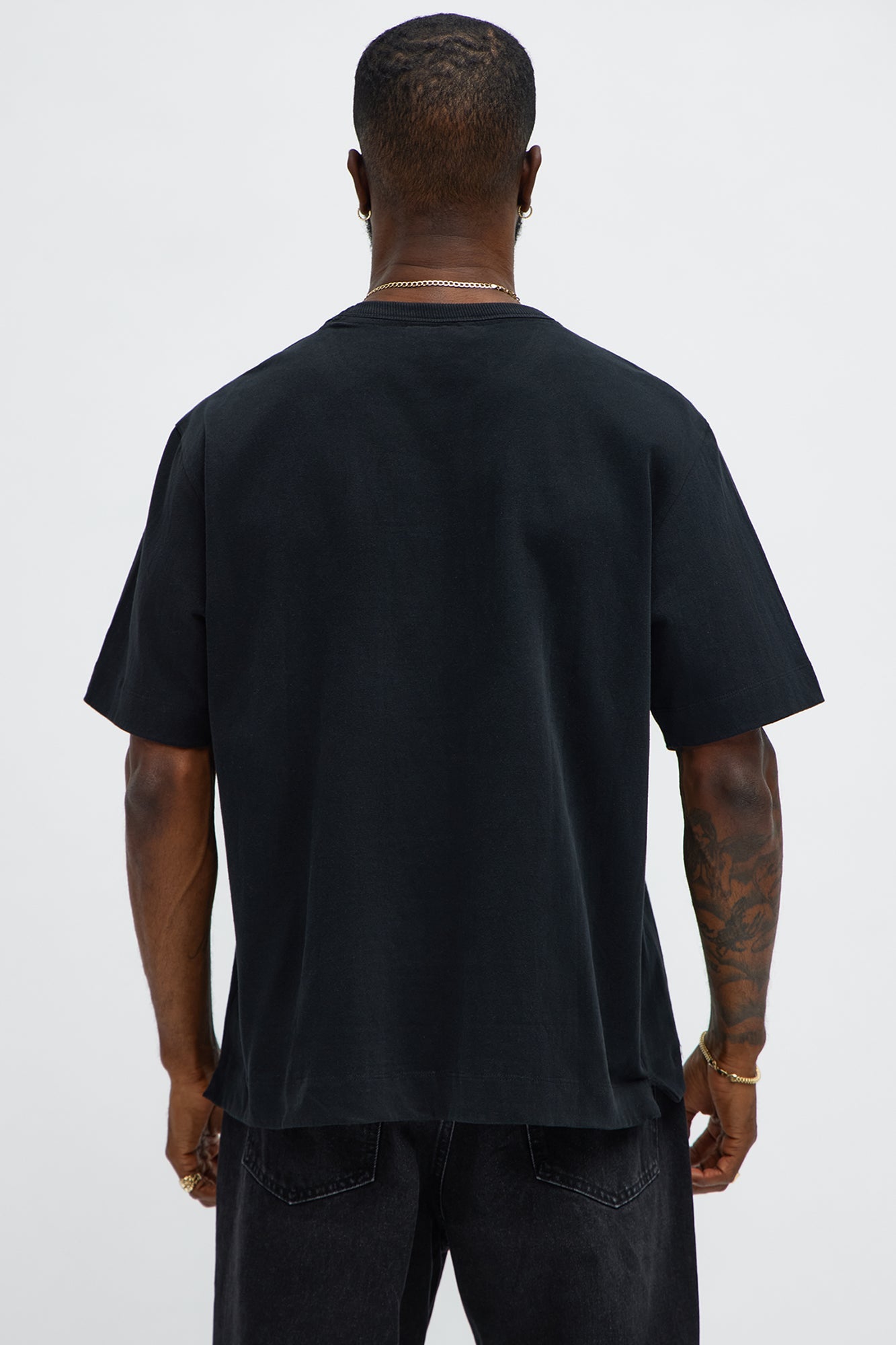 Brooklyn Department Of Athletics Oversized Short Sleeve Tee - Black Wash
