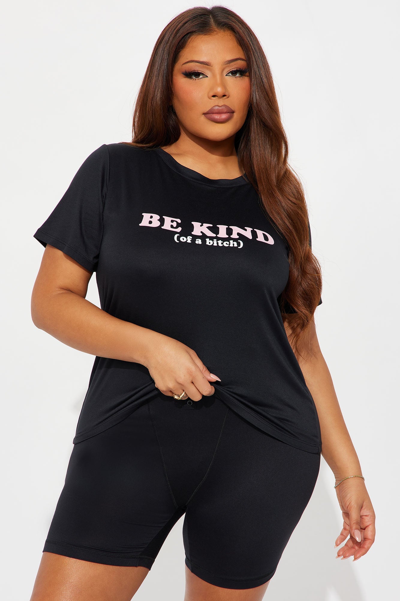 Always Be Kind PJ Boxer Short  - Black