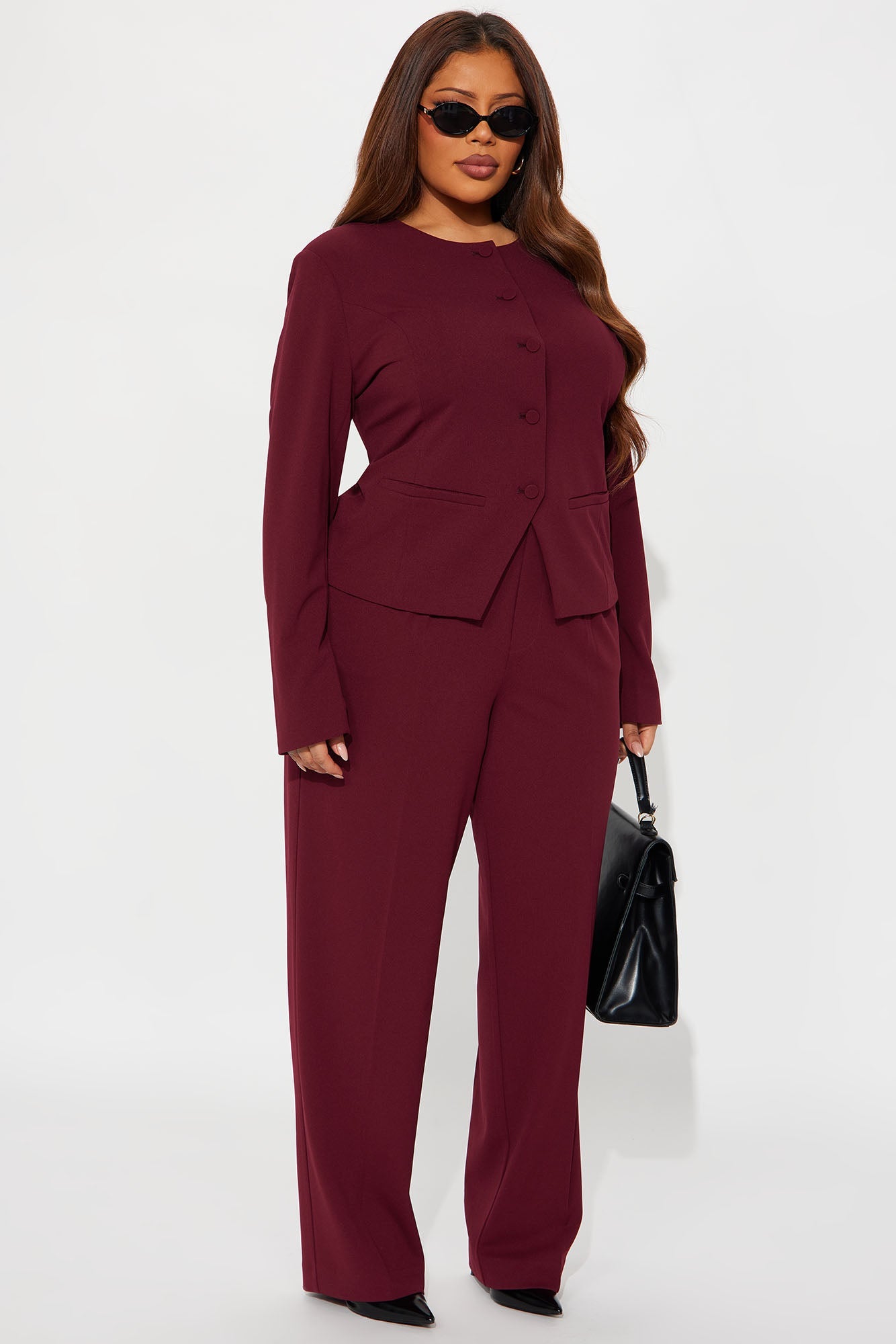 Mission Accomplished Trouser - Burgundy
