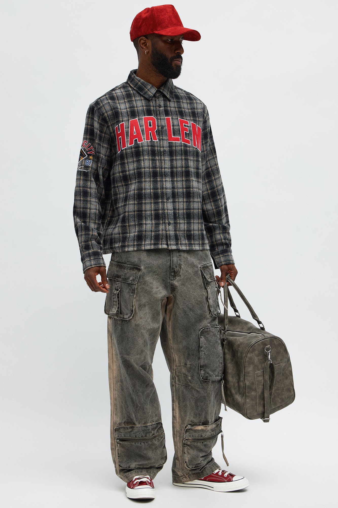 Baggy Go Now Cargo Pant - Grey