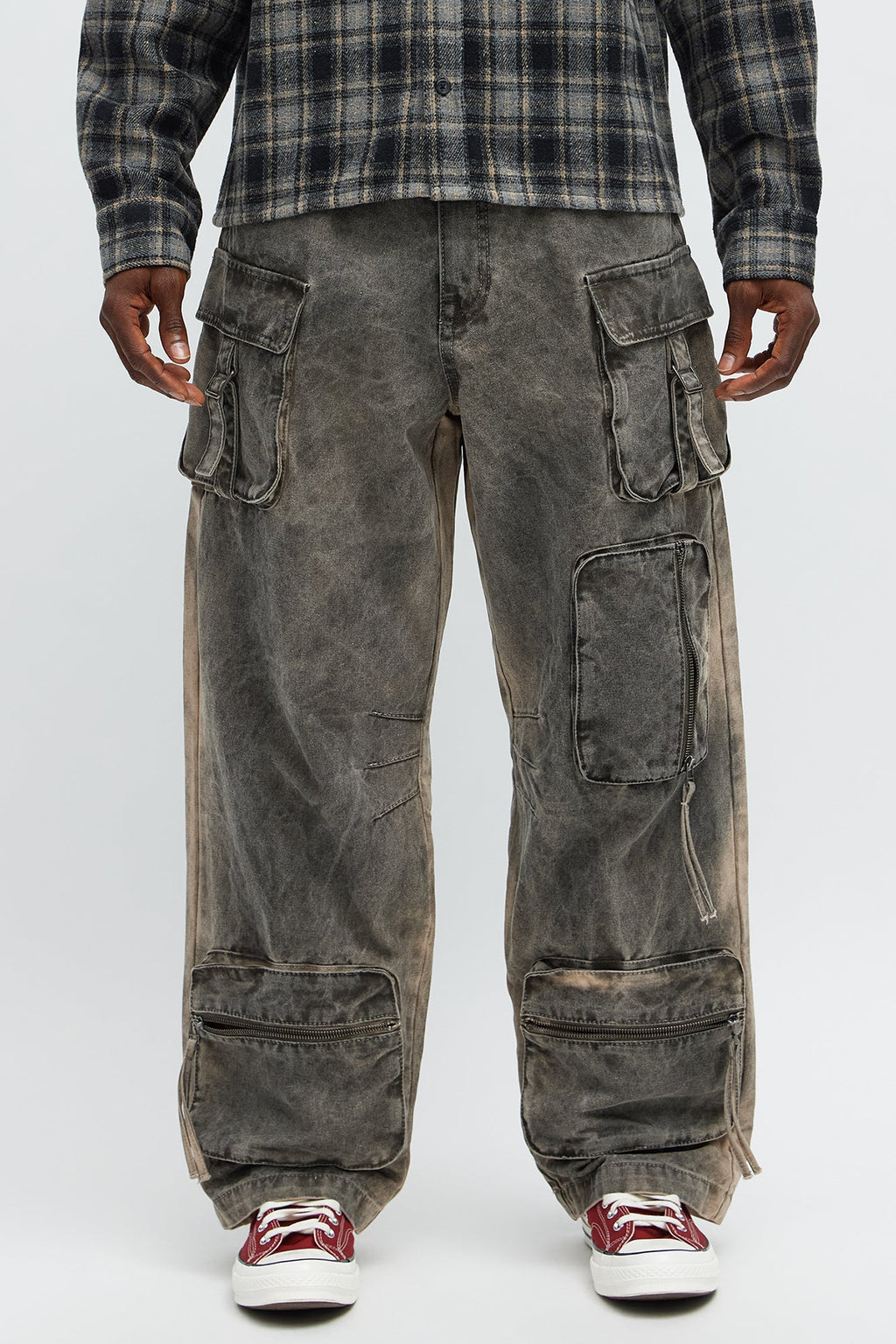 Baggy Go Now Cargo Pant - Grey