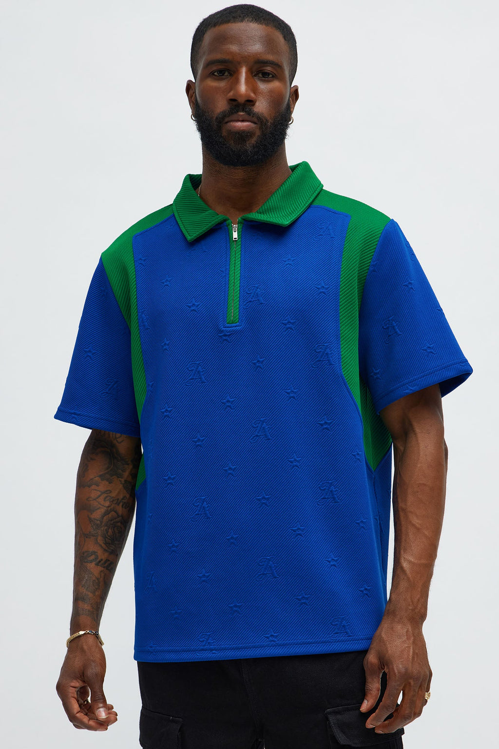 Millionaire Mindset Polo - Navy/combo