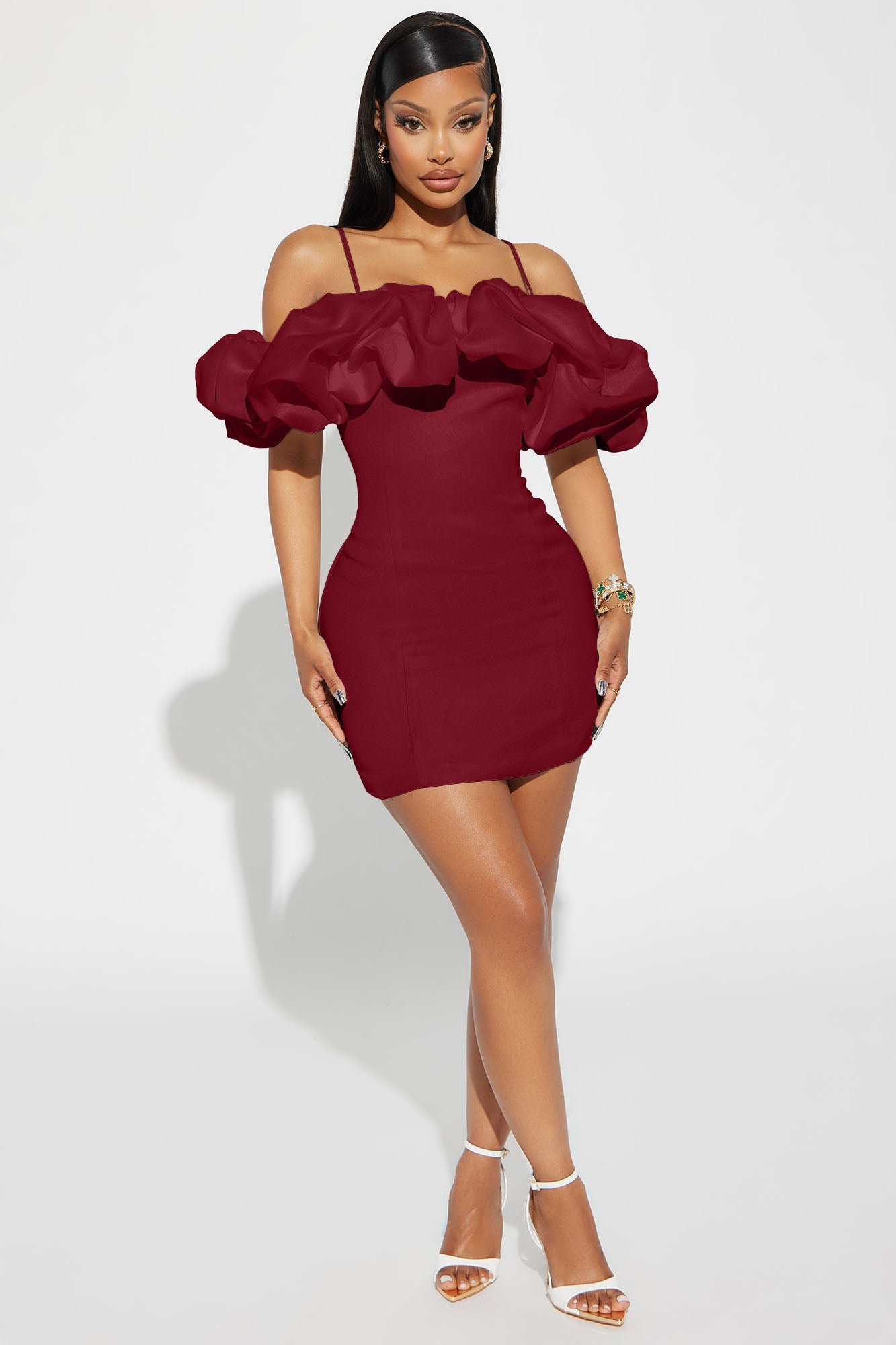 Lola Mini Dress - Wine