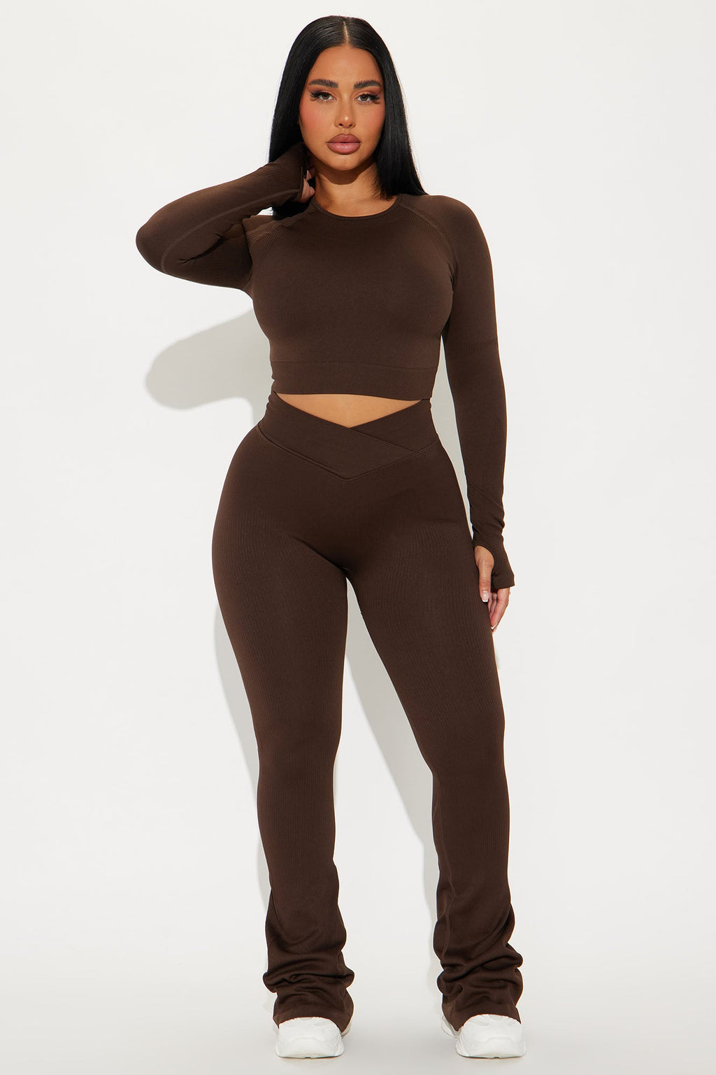 Always Energized Active Yoga Pant - Chocolate