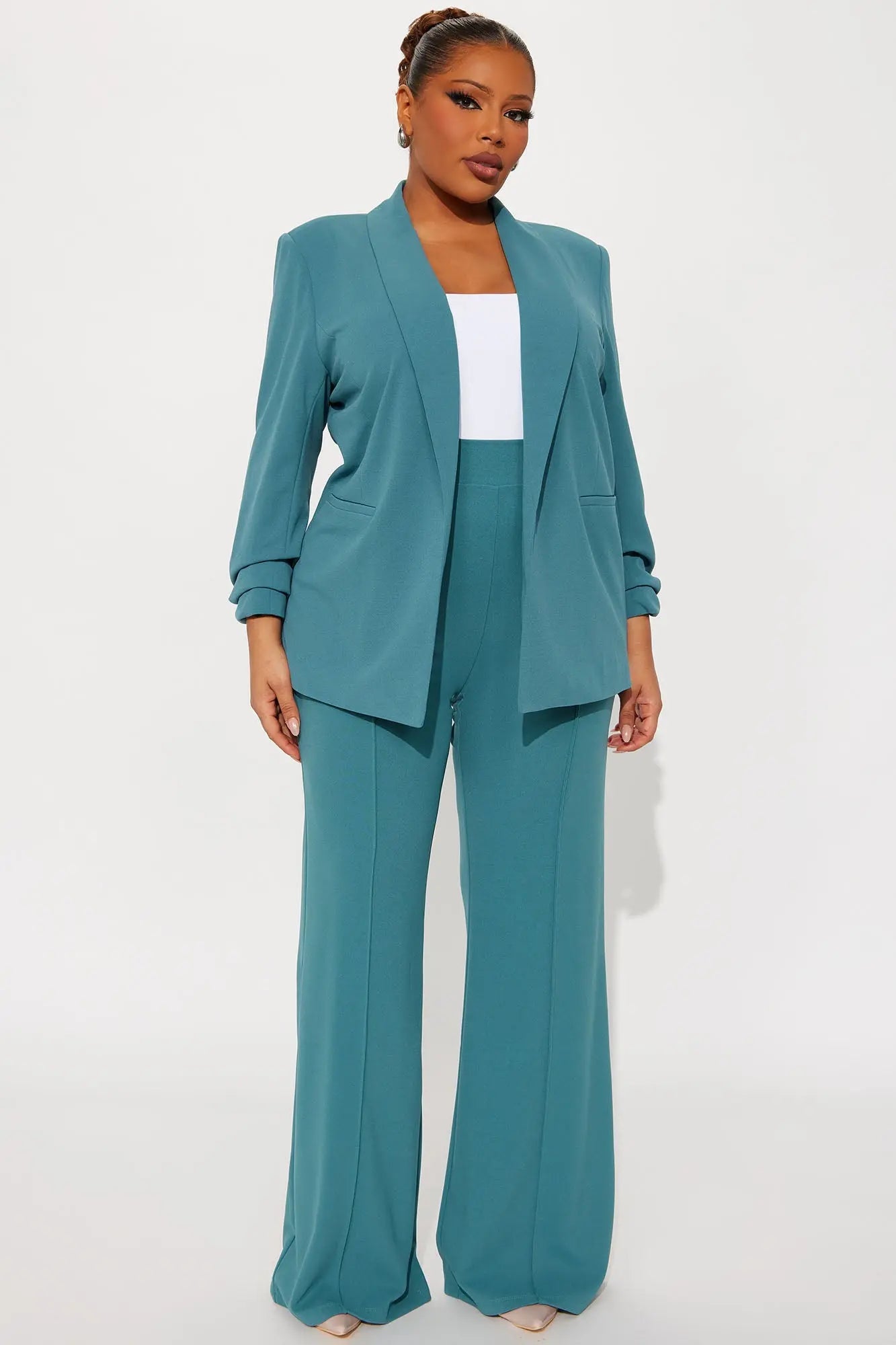 The Celine Blazer - Jade 