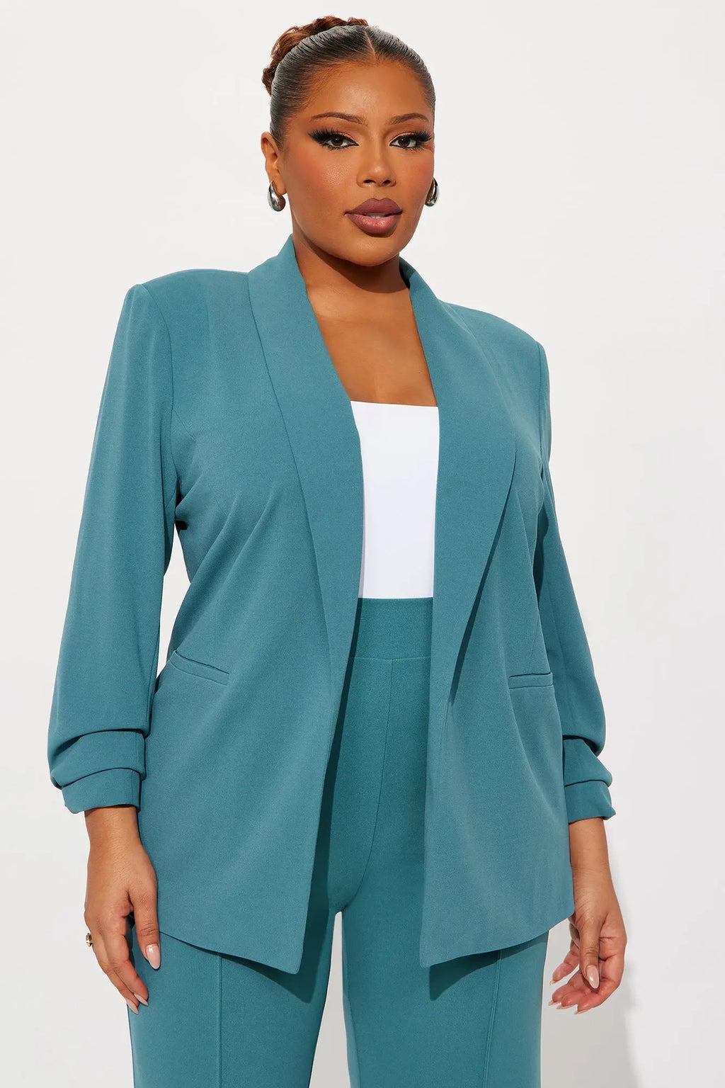 The Celine Blazer - Jade 