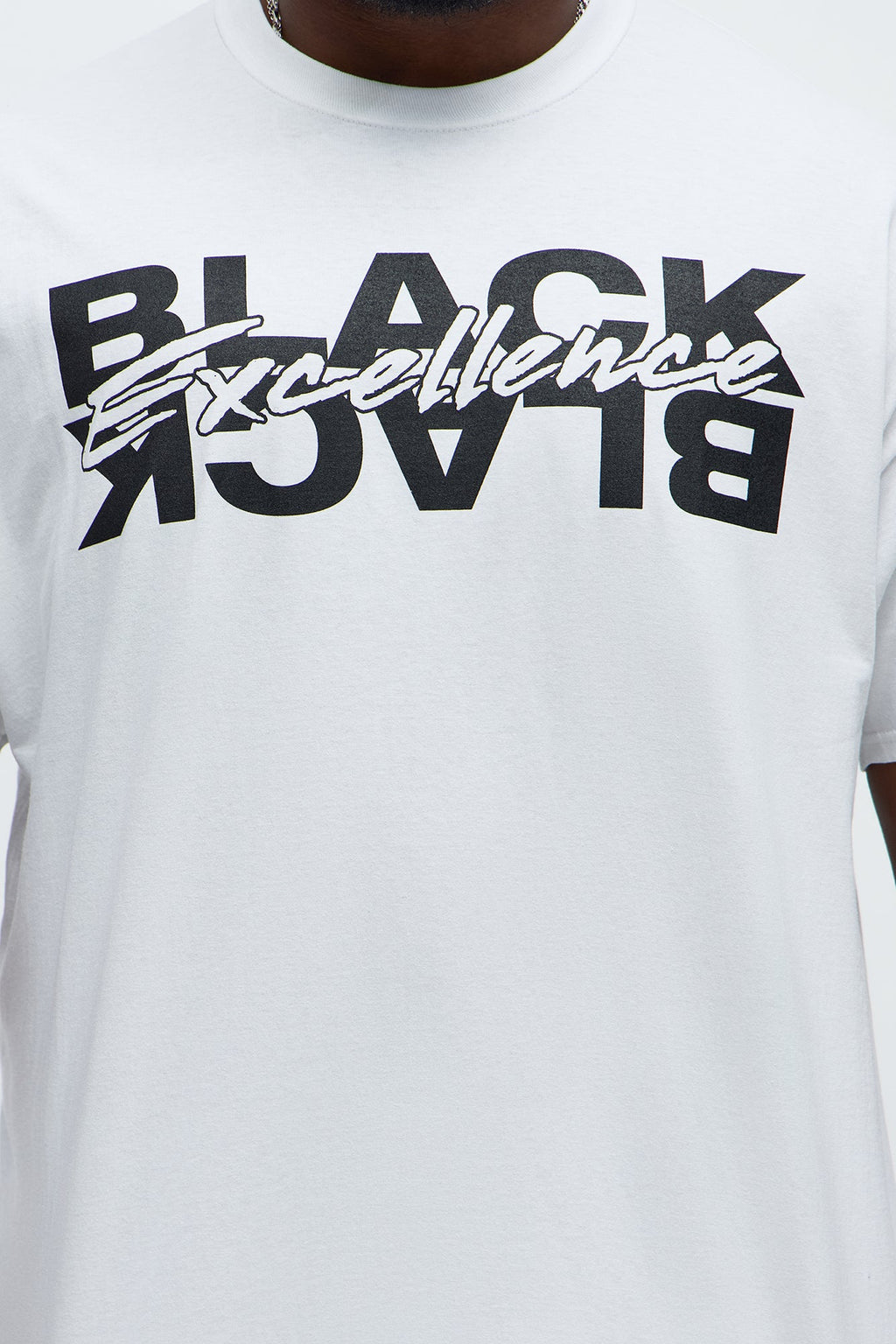 Black Excellence Lifestyle Short Sleeve Tee - White
