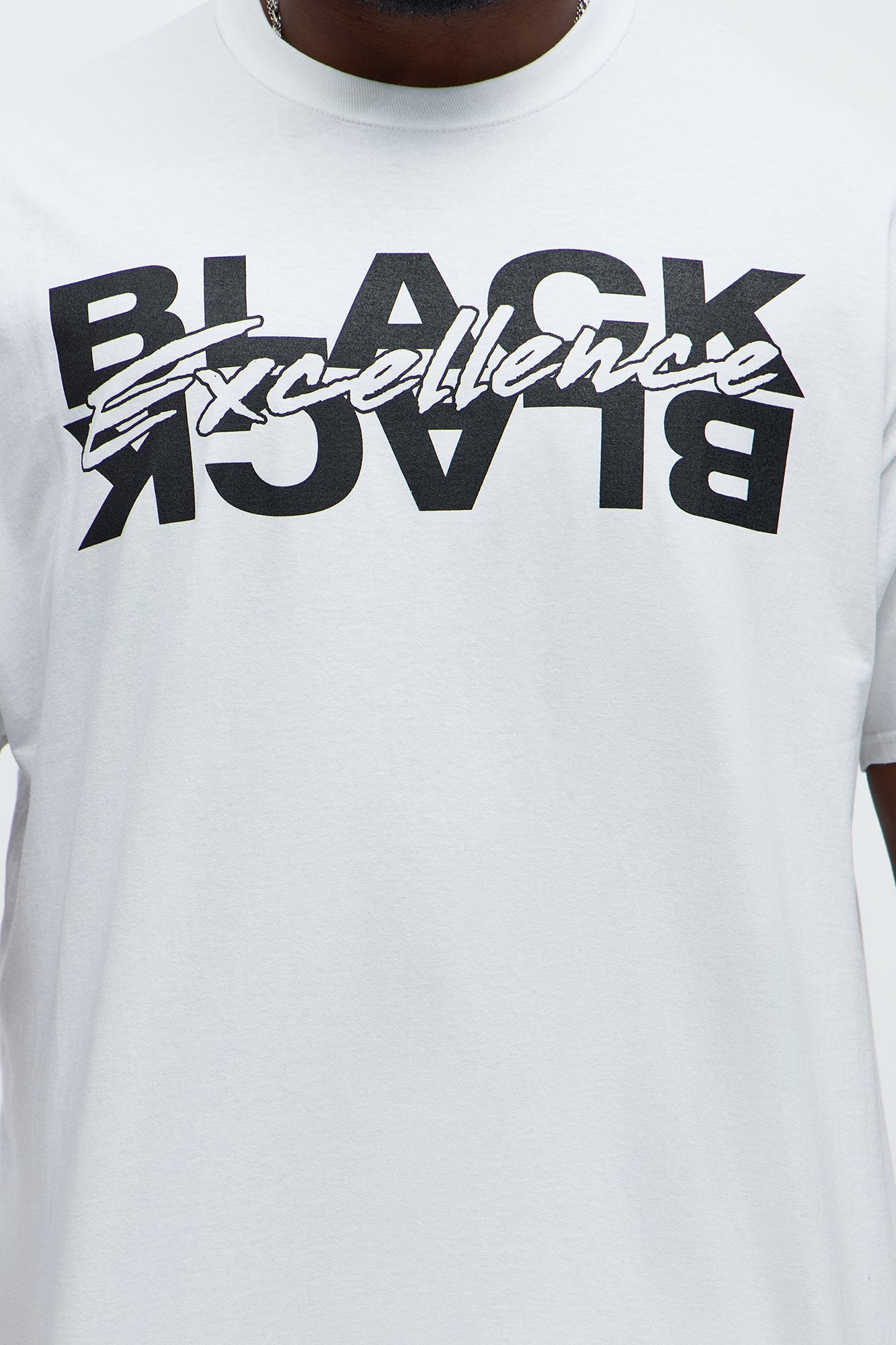 Black Excellence Lifestyle Short Sleeve Tee - White