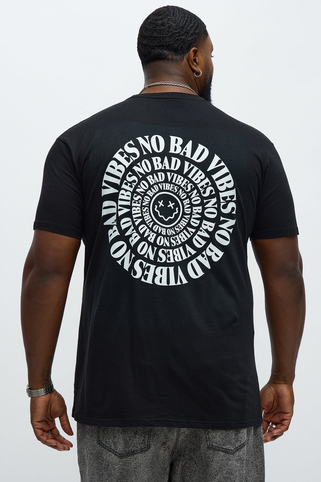No Bad Vibes Forever Short Sleeve Tee - Black