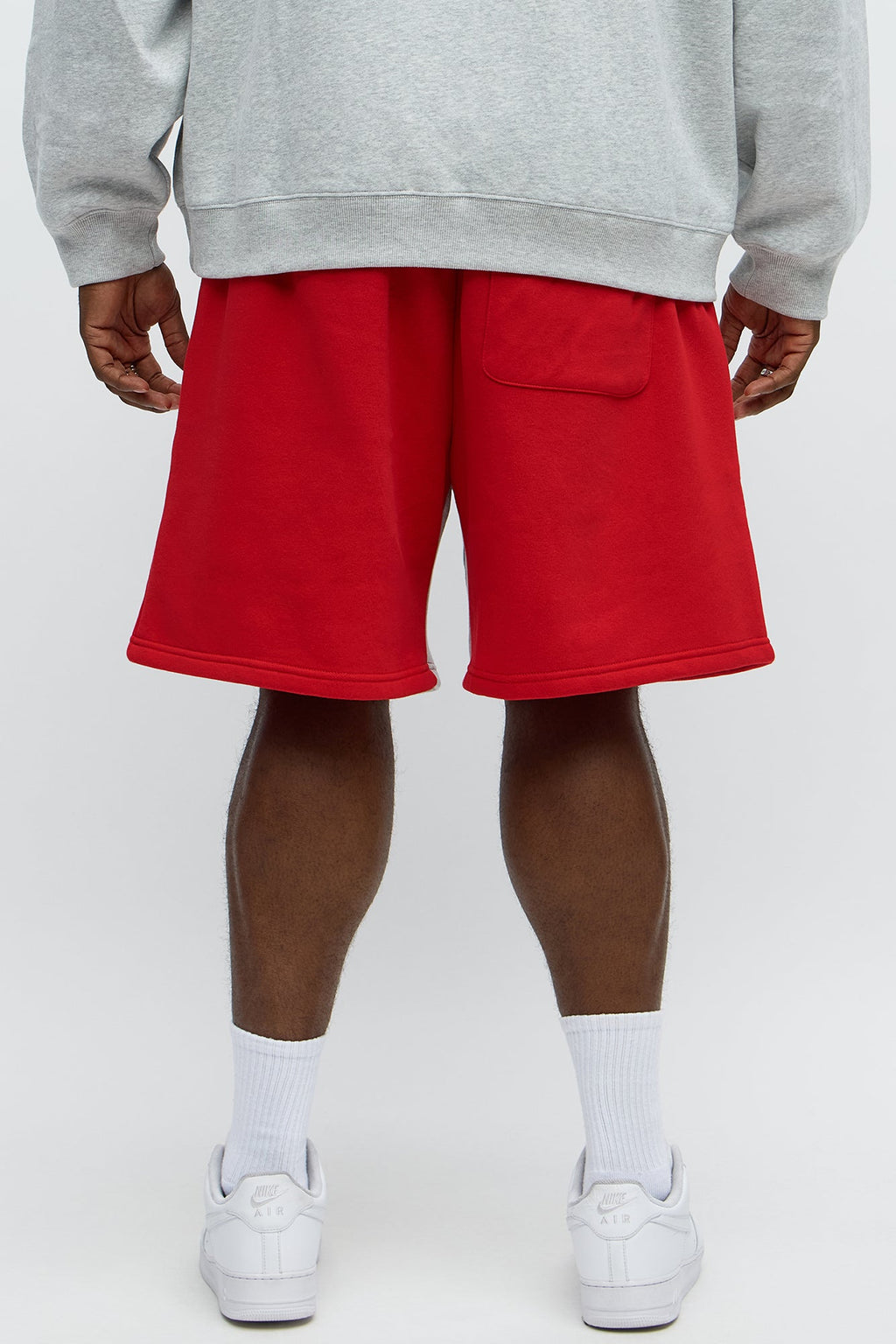 Tyson Relaxed Number 3 Shorts - Red/combo