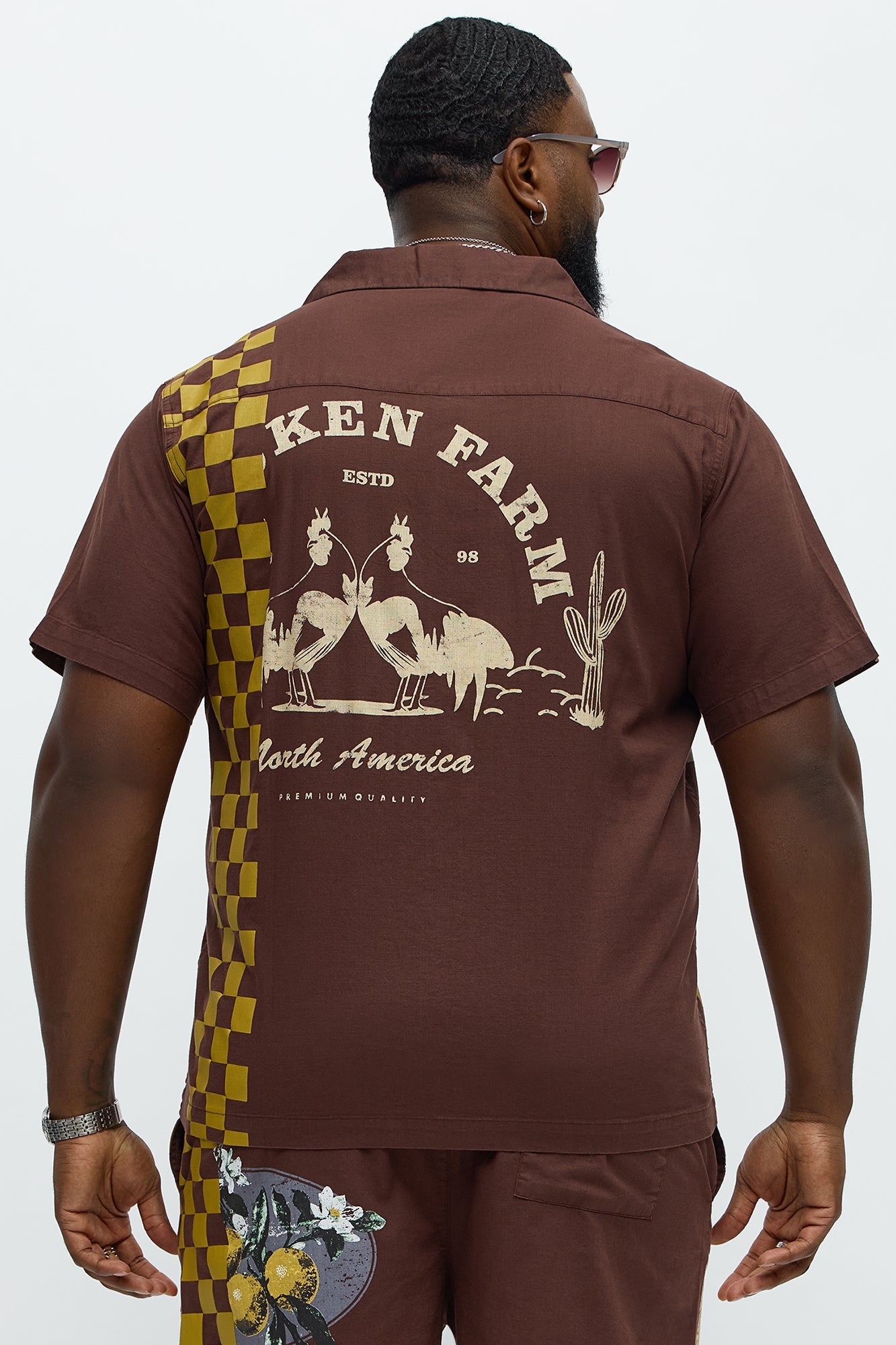 Groves Short Sleeve Button Up Shirt - Dark Brown
