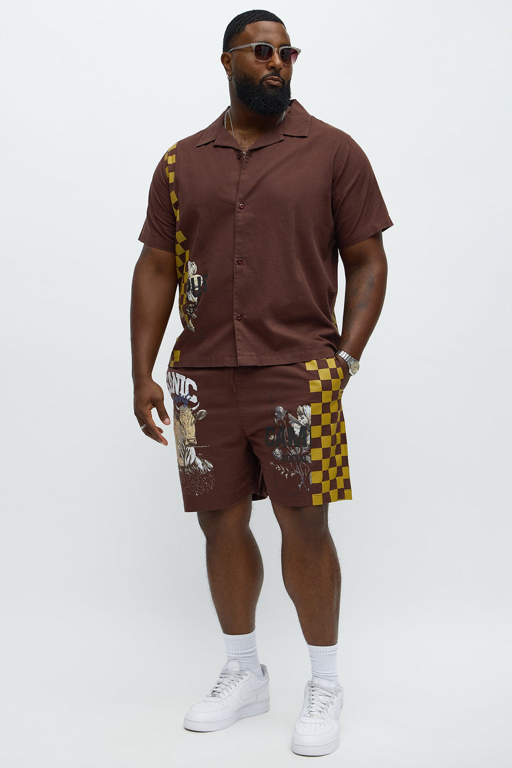 Groves Relaxed Drawstring Shorts - Dark Brown