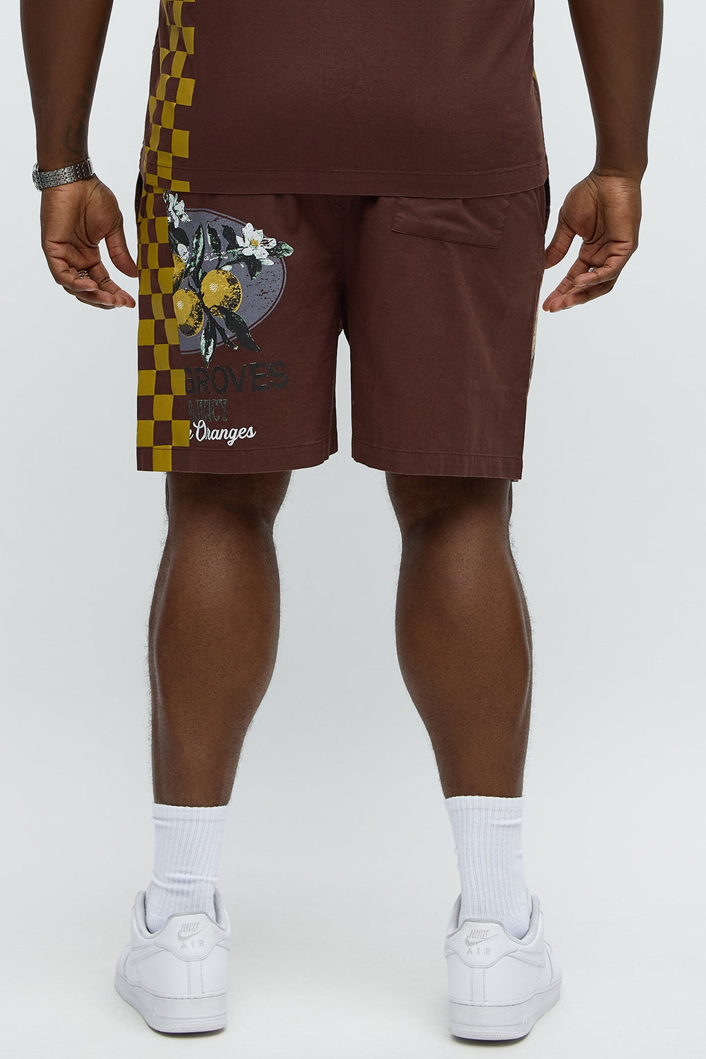 Groves Relaxed Drawstring Shorts - Dark Brown