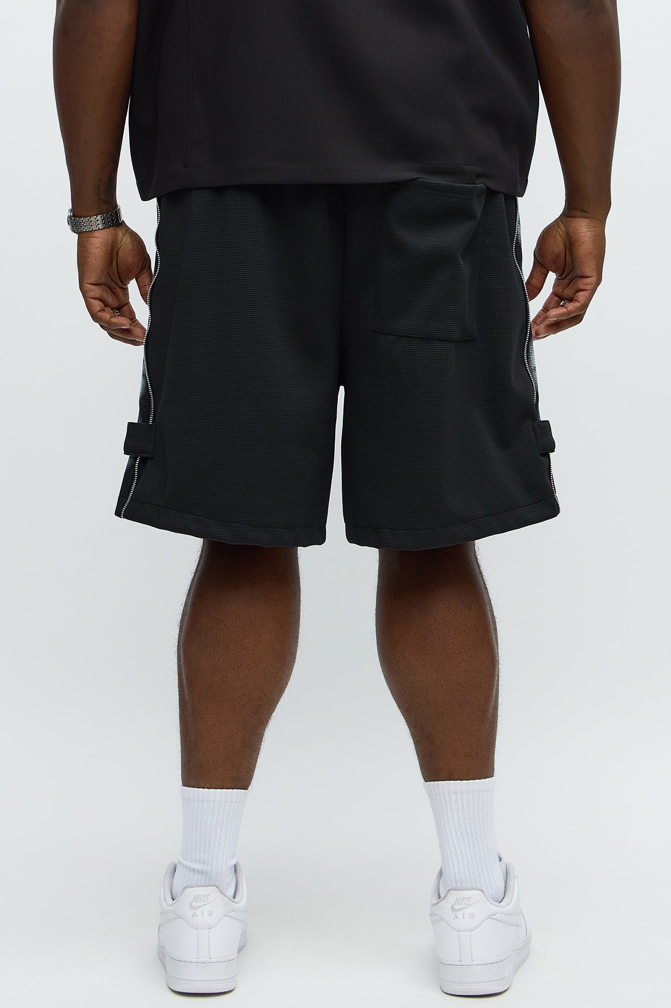 Relaxed Bright Stars Shorts - Black