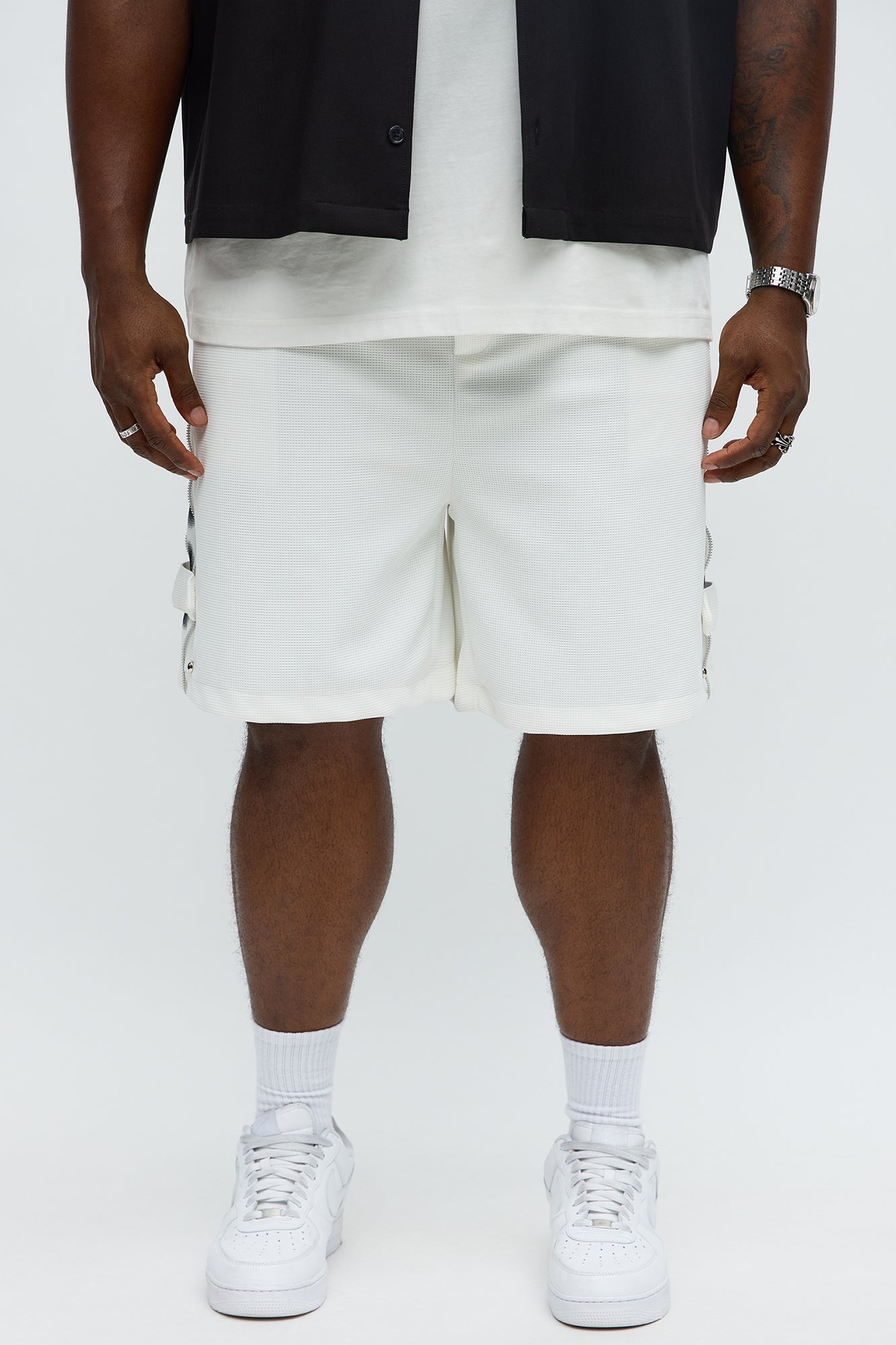 Relaxed Bright Stars Shorts - White