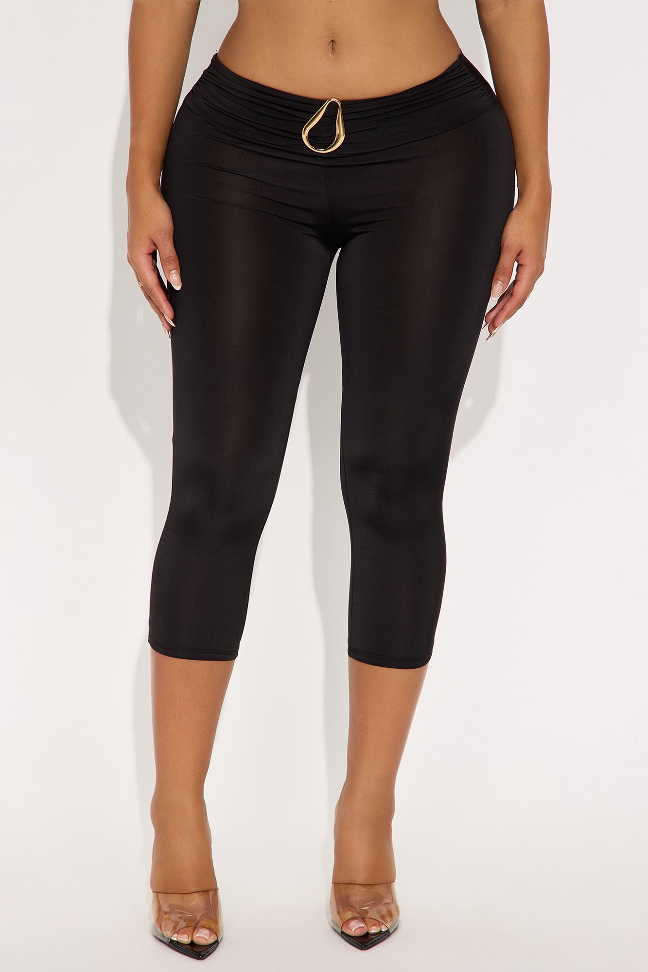 Gazelle Hardware Capri Legging - Black