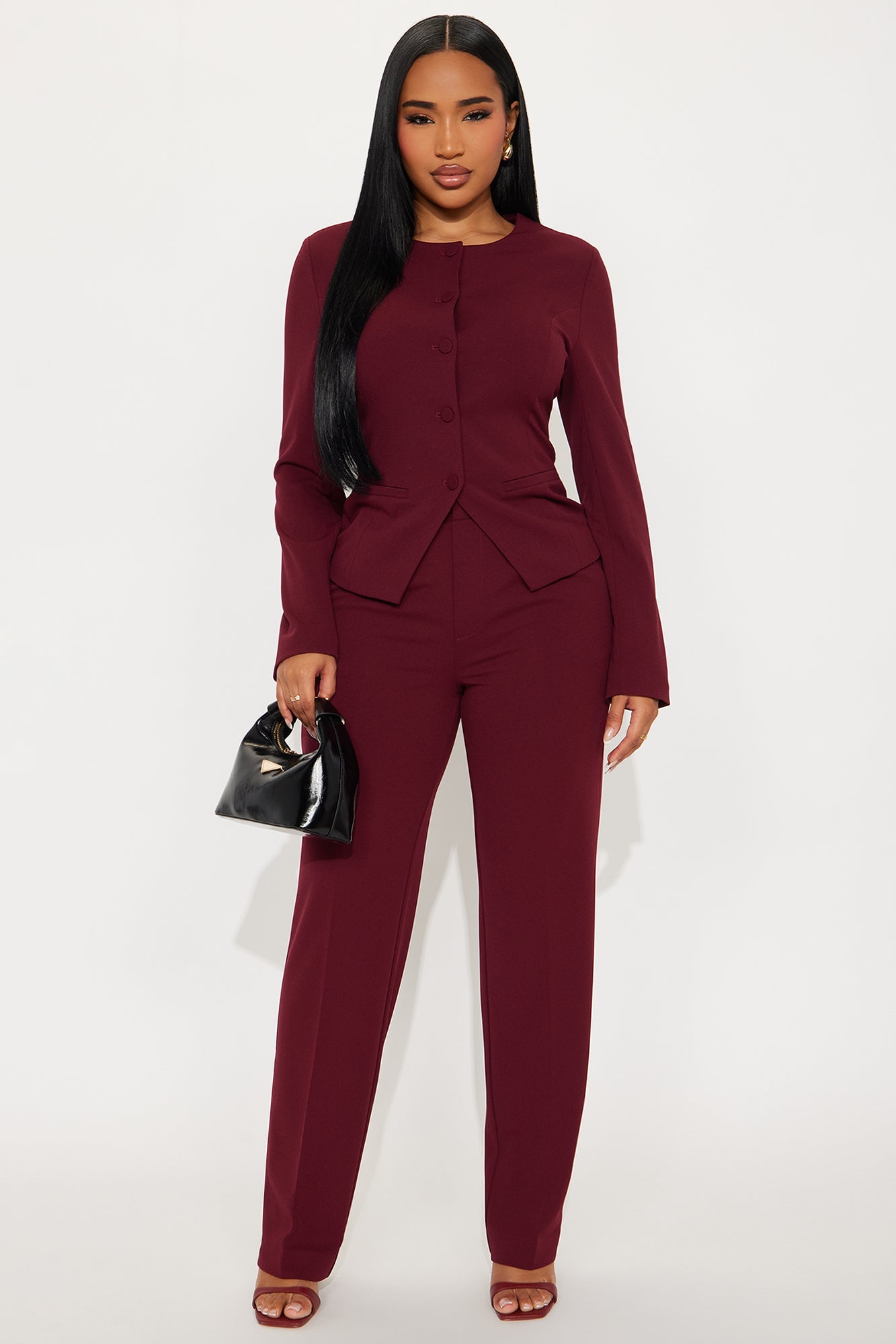 Mission Accomplished Trouser - Burgundy