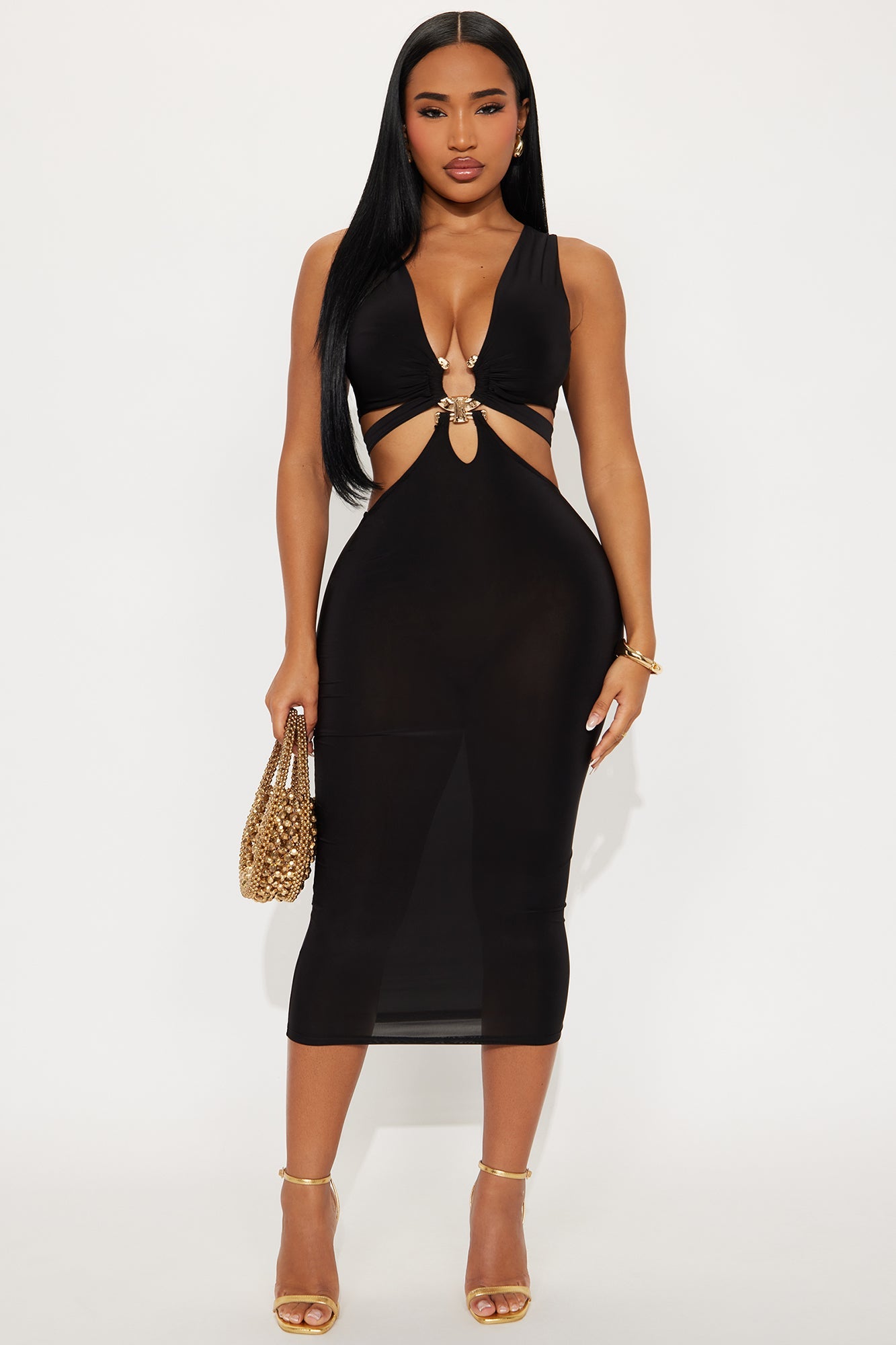 Can't Be Me Maxi Dress - Black