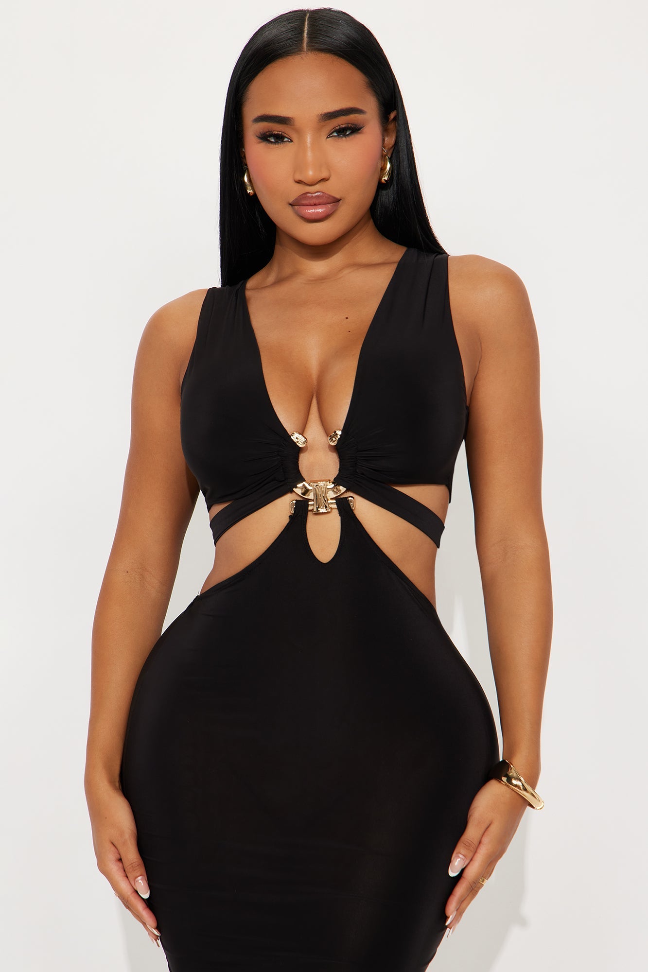 Can't Be Me Maxi Dress - Black
