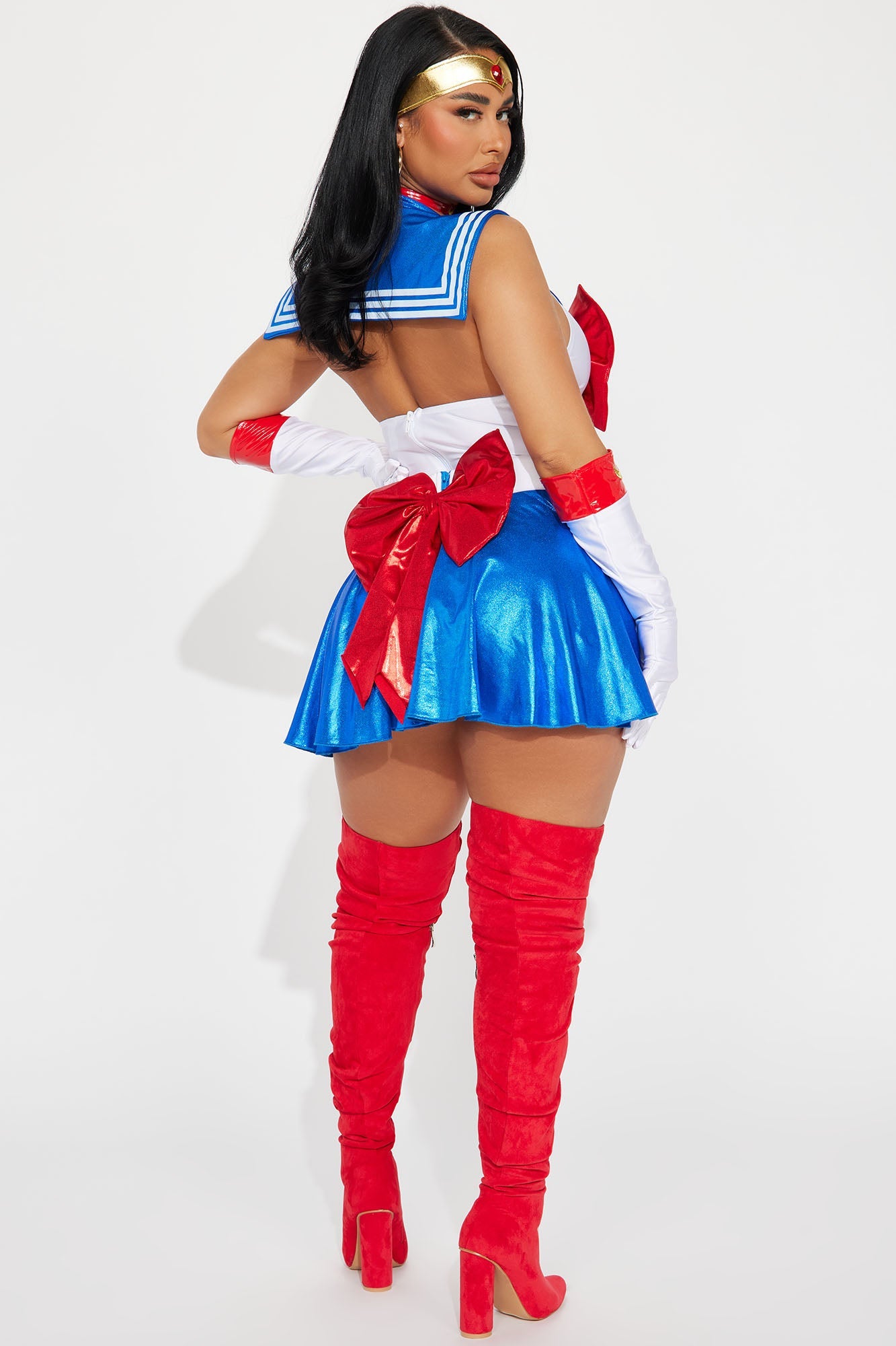 Moon Power Princess 5 Piece Costume Set - White/combo