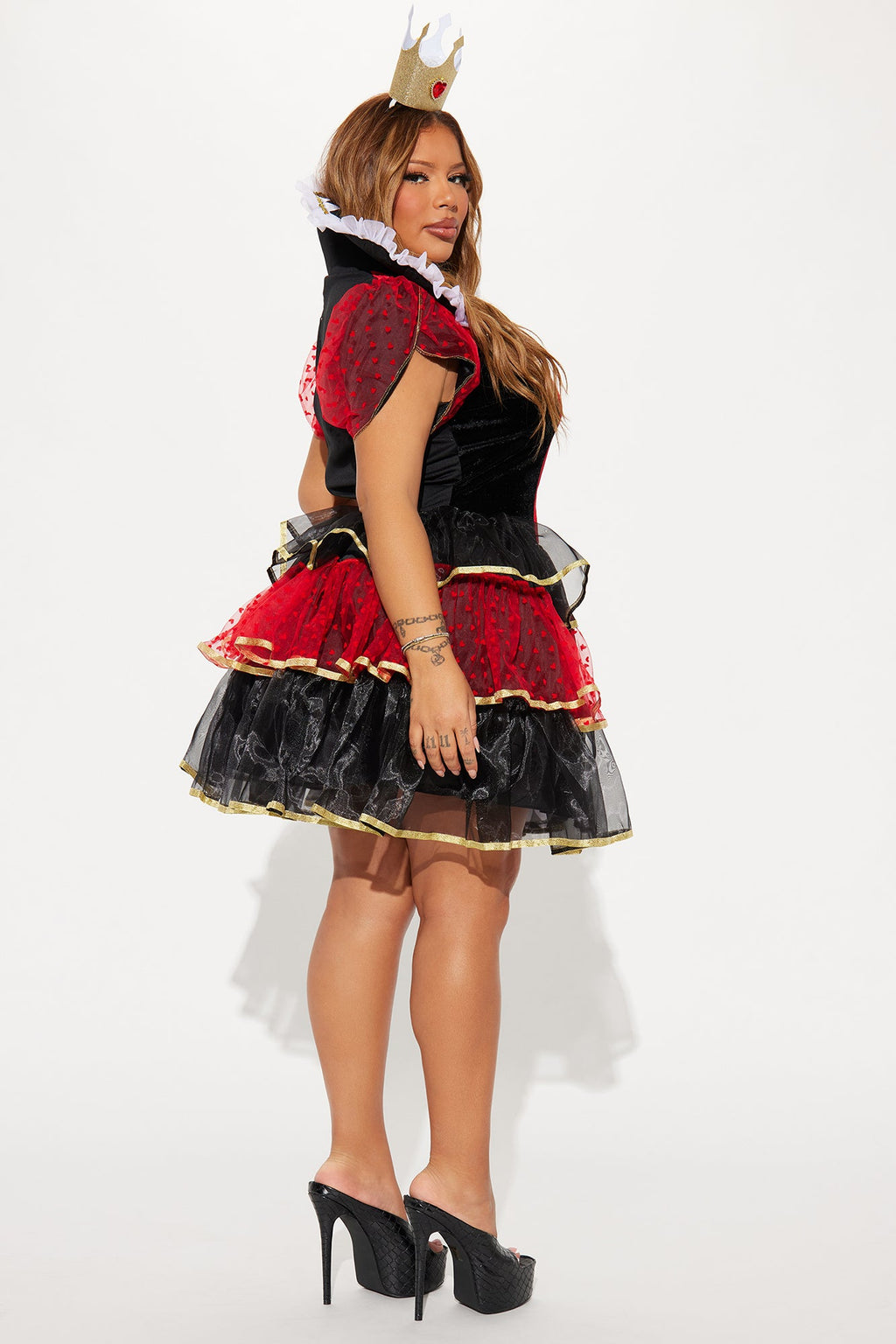 Queen Of Your Heart 2 Piece Costume Set - Multi Color