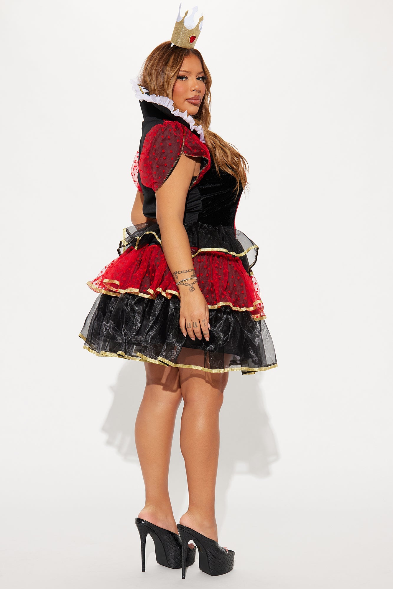 Queen Of Your Heart 2 Piece Costume Set - Multi Color
