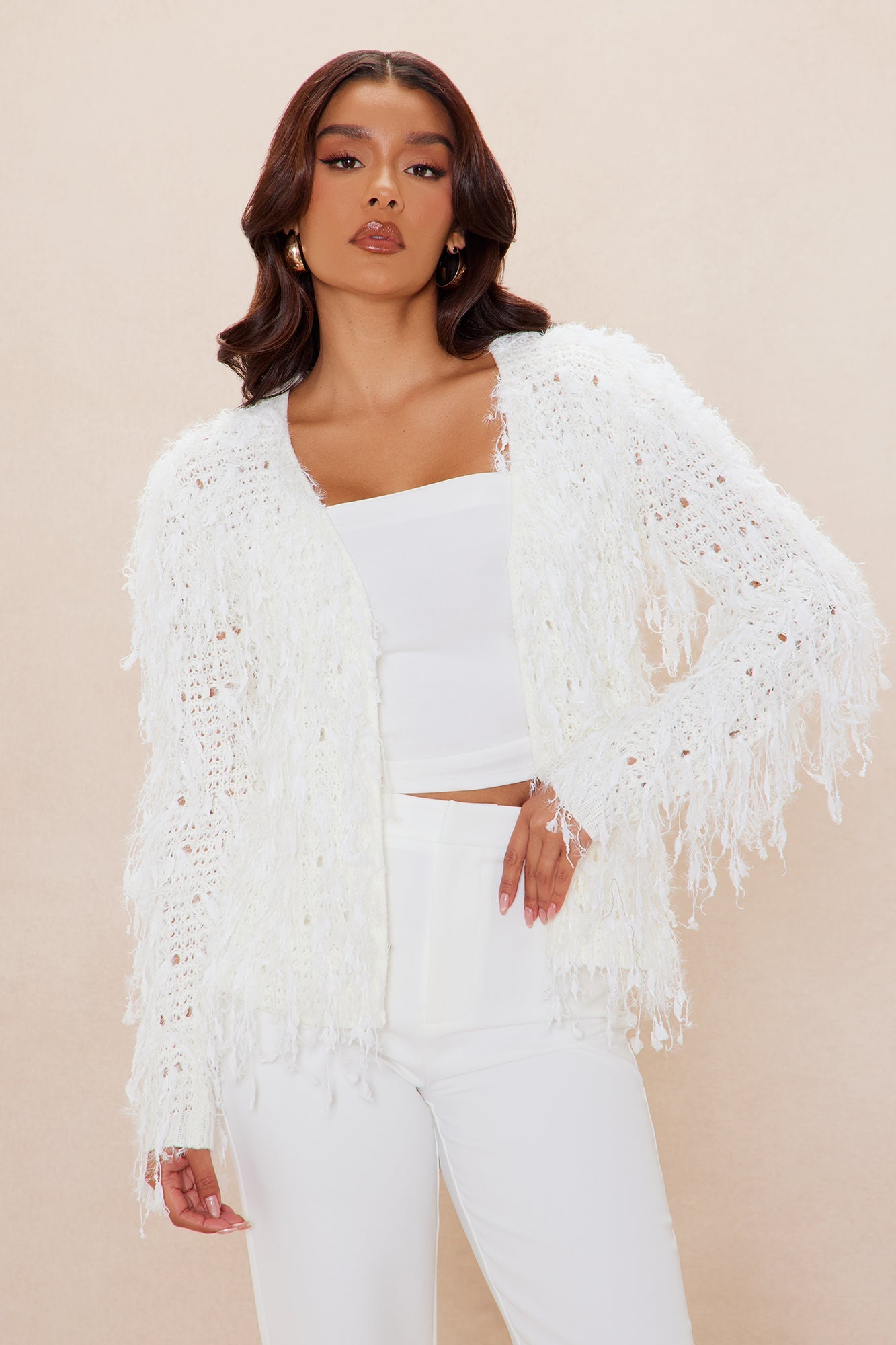 Keeping Warm Cardigan - Off White